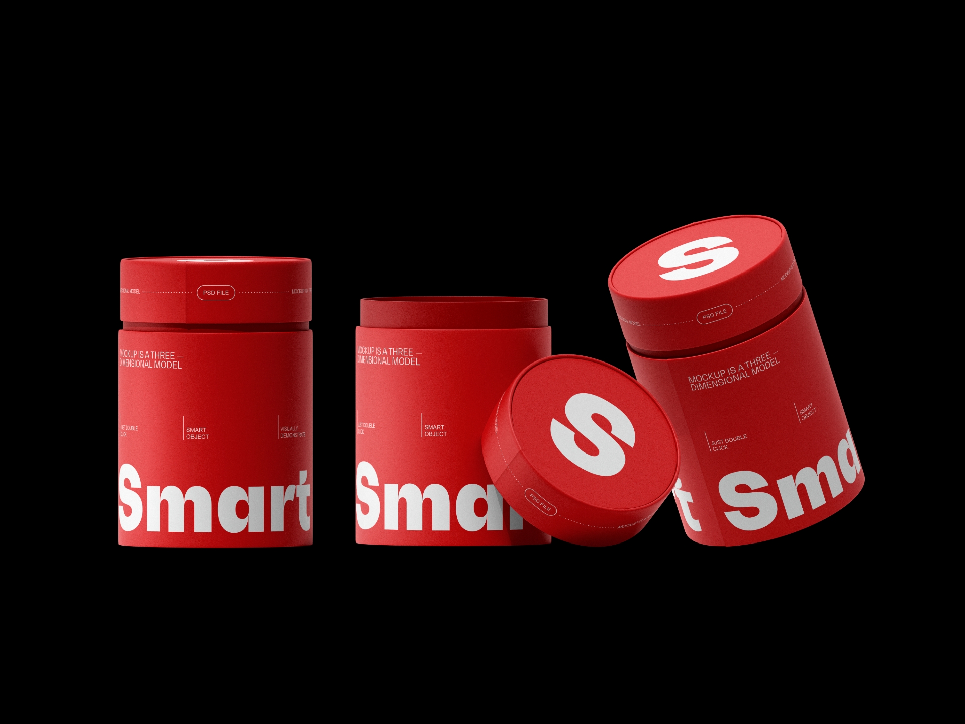 Paper Tube Mockup — Изображение №5 — Брендинг, 3D на Dprofile