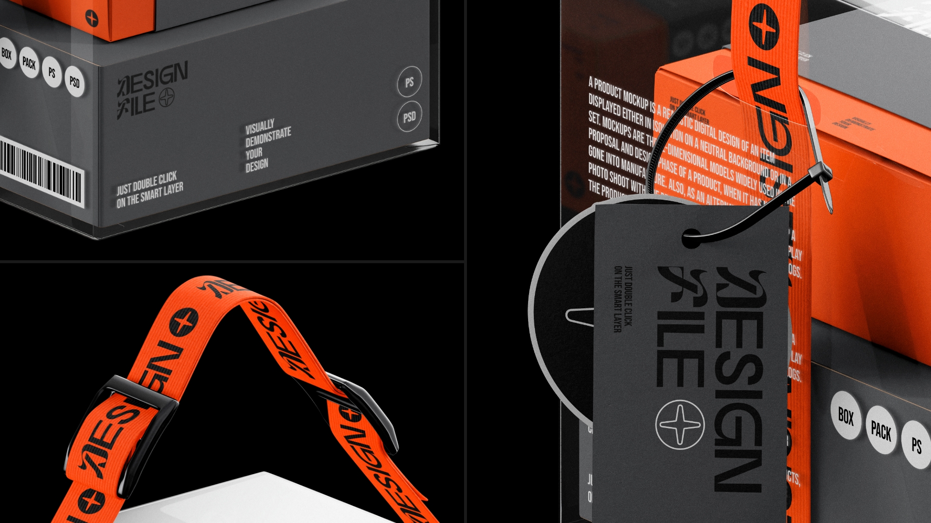 Box Mockup Set — Изображение №2 — Брендинг, 3D на Dprofile