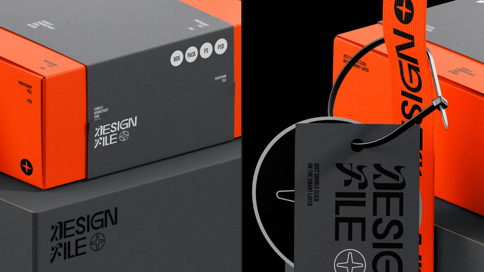 Box Mockup Set — Изображение №4 — Брендинг, 3D на Dprofile