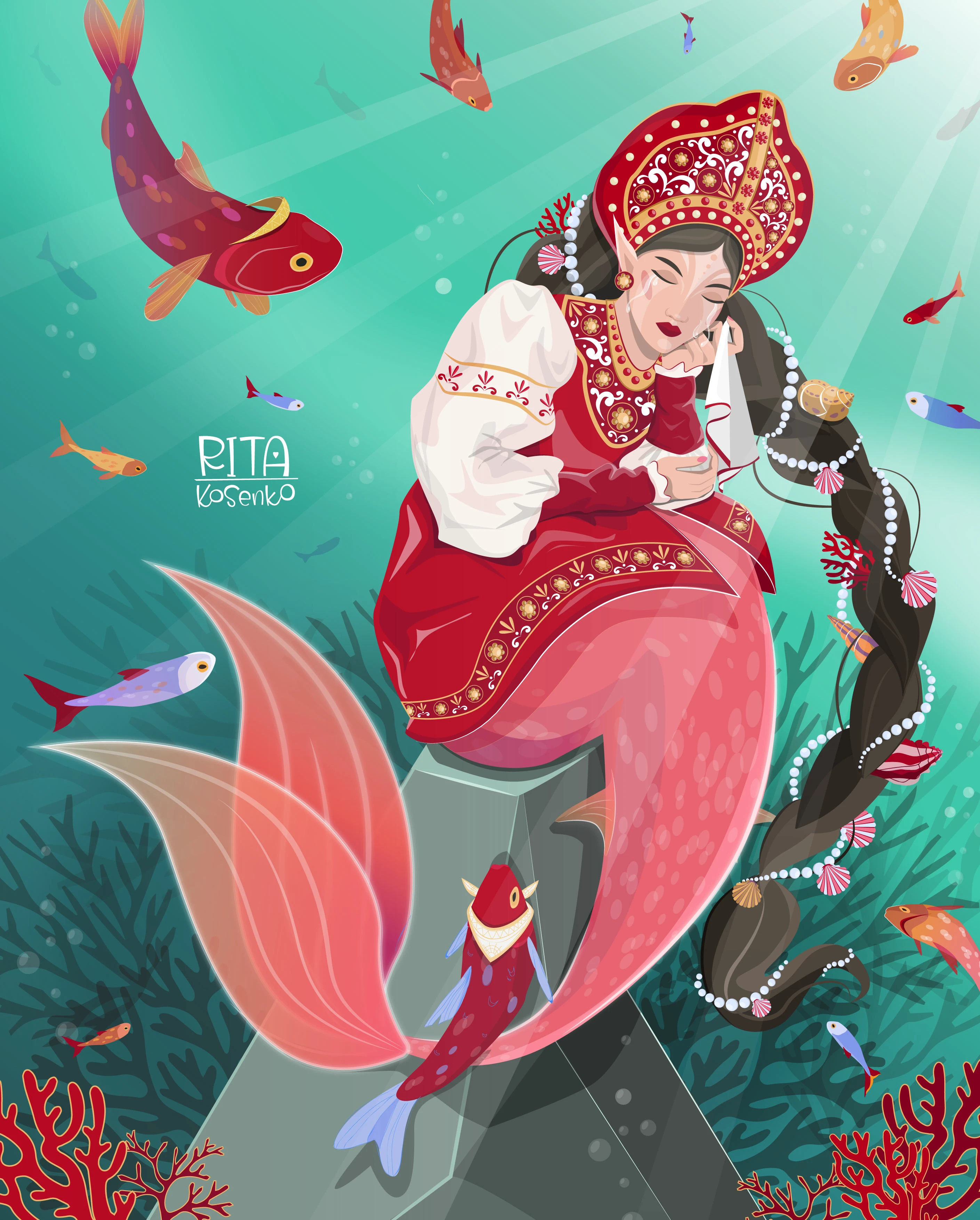 Иллюстрации для MERMAY — Изображение №4 — Иллюстрация на Dprofile