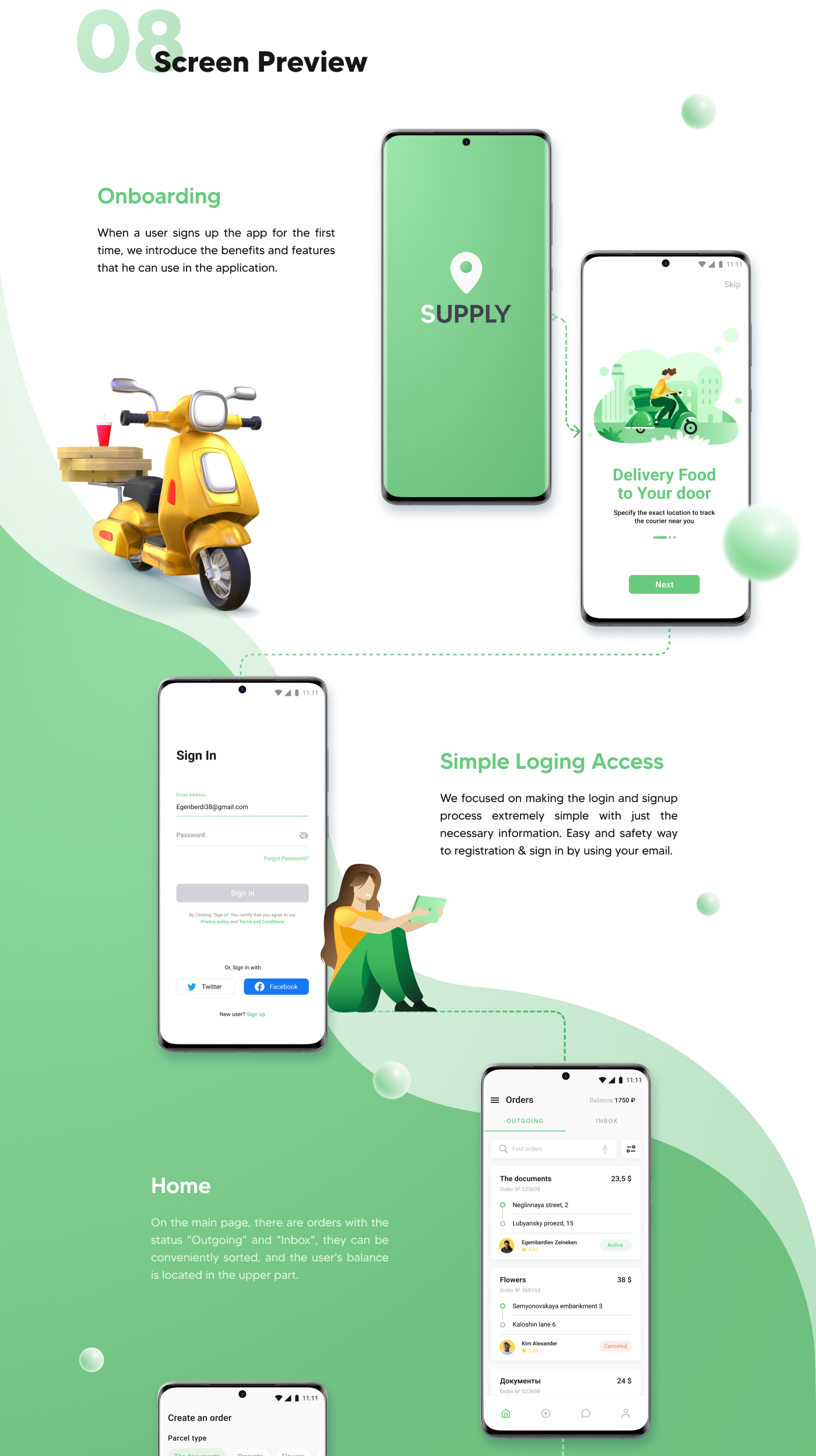 Supply: UI/UX Design for Delivery App | B2B — Изображение №9 — Интерфейсы, Графика на Dprofile