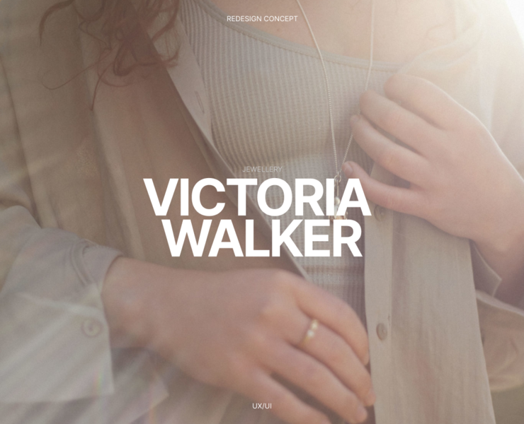 VICTORIA WALKER / Redesign concept — Интерфейсы, Графика на Dprofile