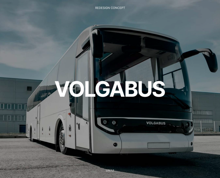 VOLGABUS / Corporate website redesign — Интерфейсы, Графика на Dprofile