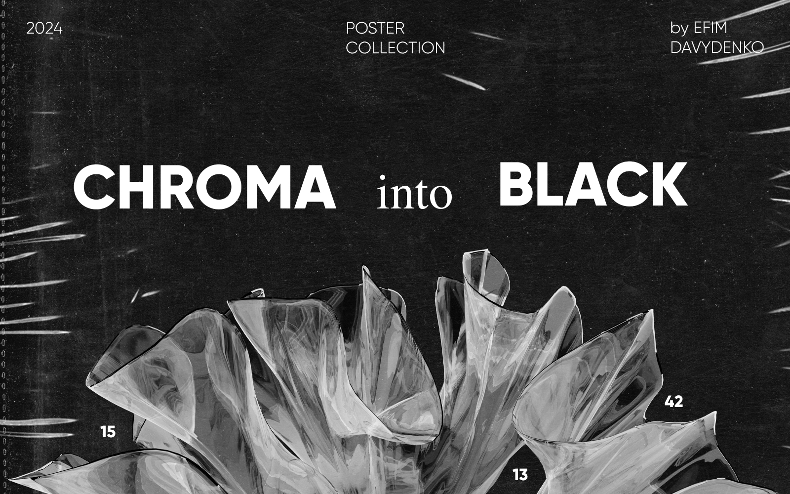 Black Chroma / Poster Collection — Изображение №1 — Графика, Маркетинг на Dprofile