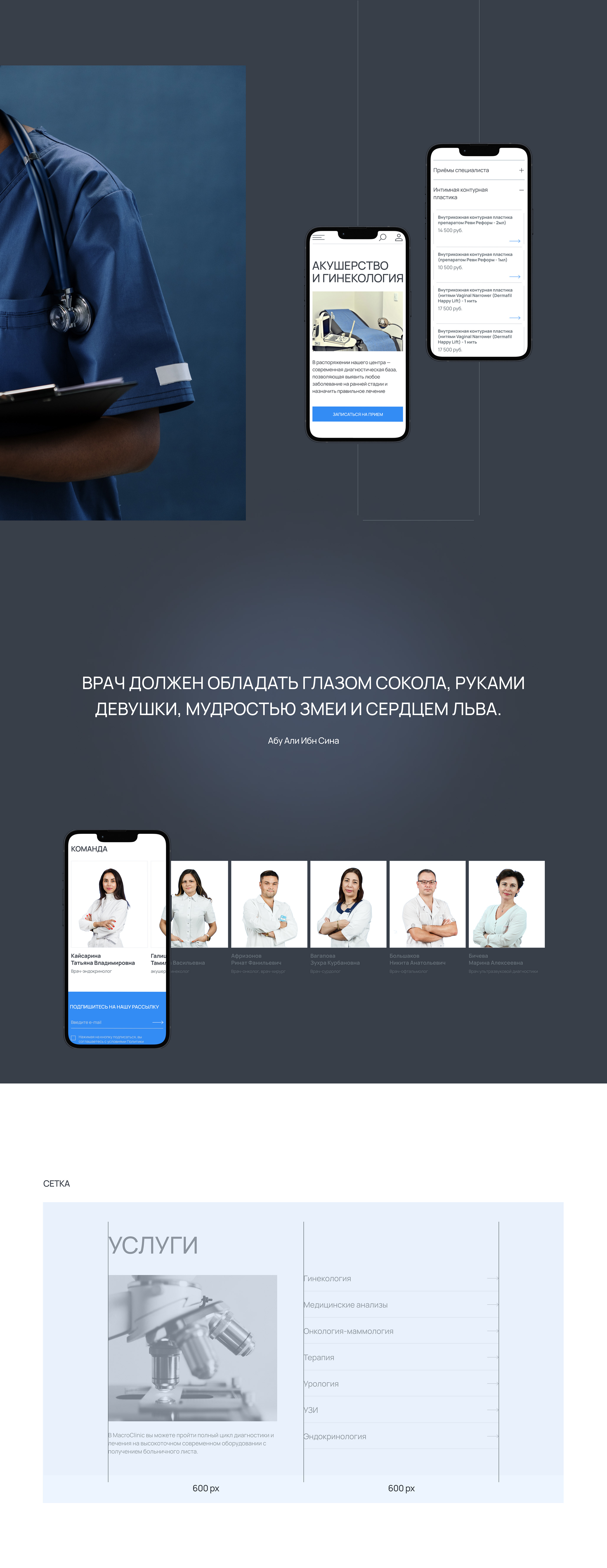Редизайн сайта сети медицинских центров MACROCLINIC — Изображение №5 — Интерфейсы на Dprofile