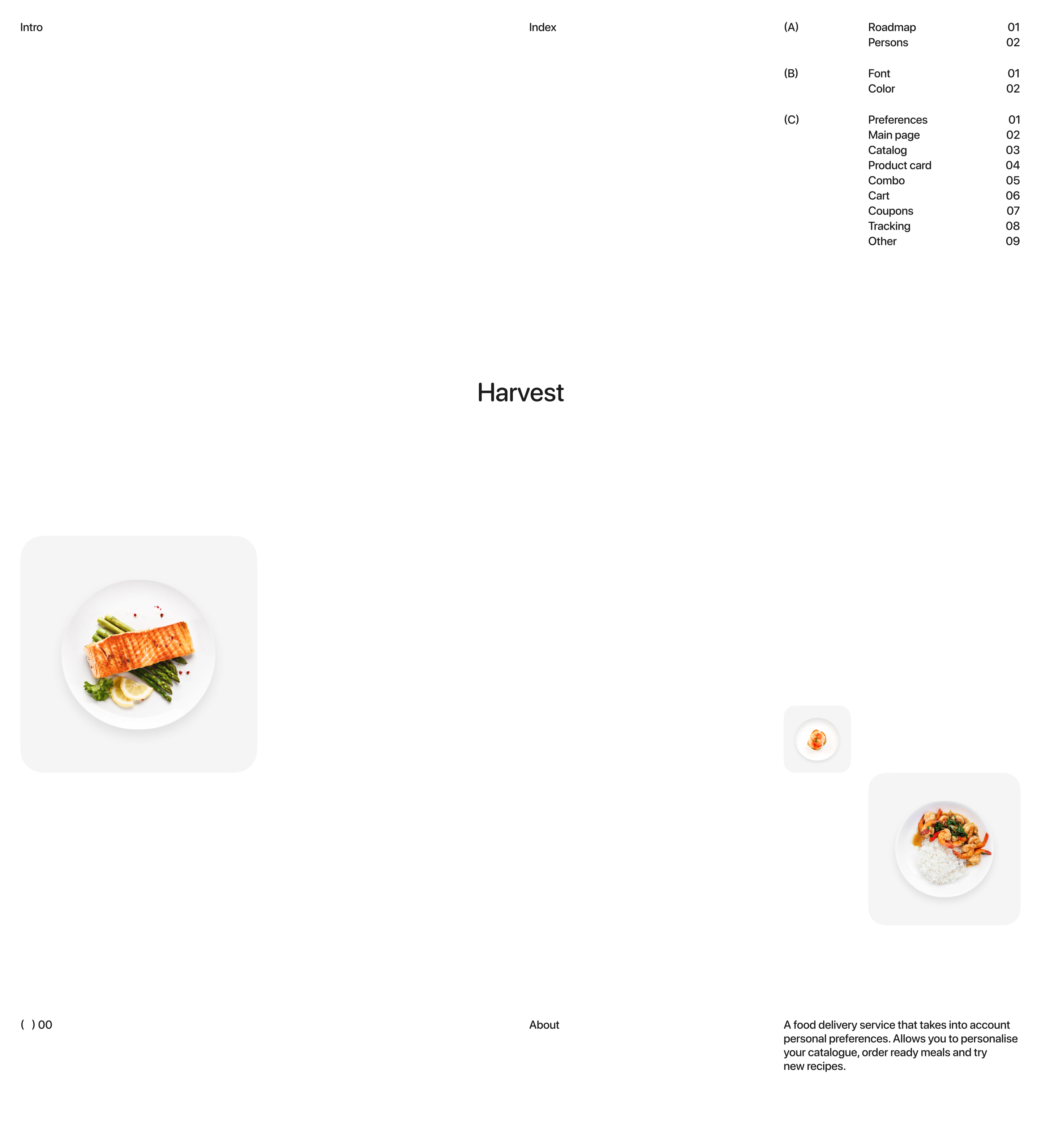 Harvest — еда на ваш вкус — Изображение №1 — Интерфейсы на Dprofile