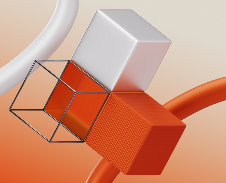 50 оттенков оранжевого. 3D иллюстрации. на Dprofile