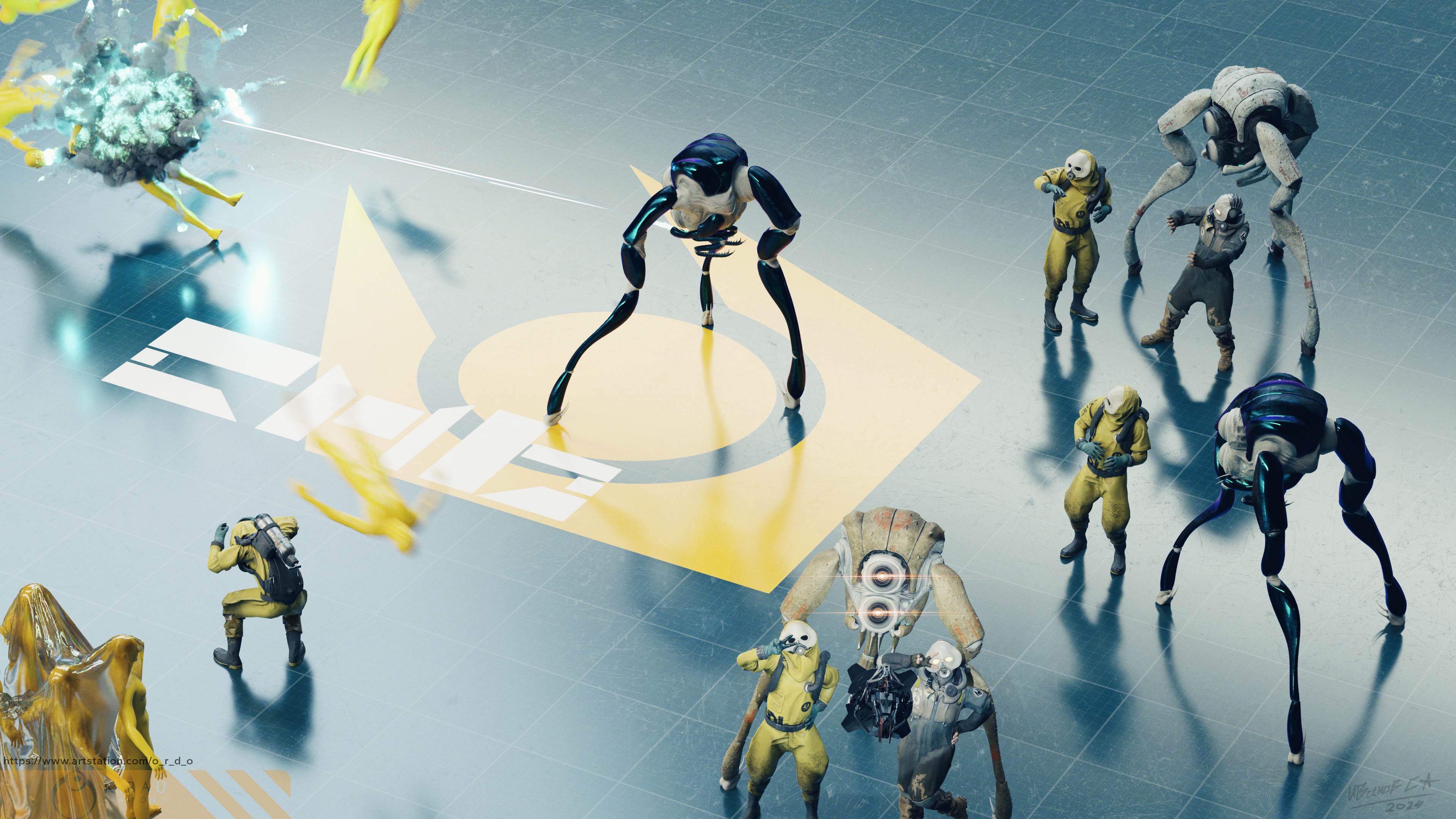 HλLF-LIFE2 - Combine`s ministraider — Изображение №11 — Иллюстрация, 3D на Dprofile