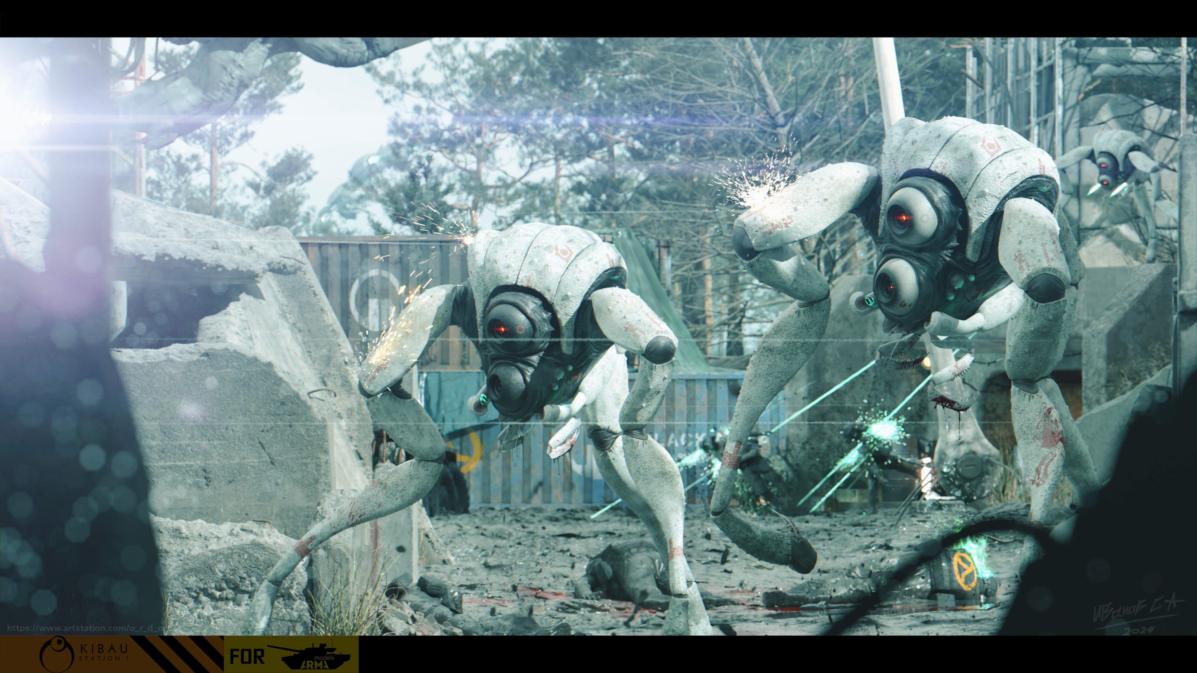 HλLF-LIFE2 - Combine`s ministraider — Изображение №1 — Иллюстрация, 3D на Dprofile