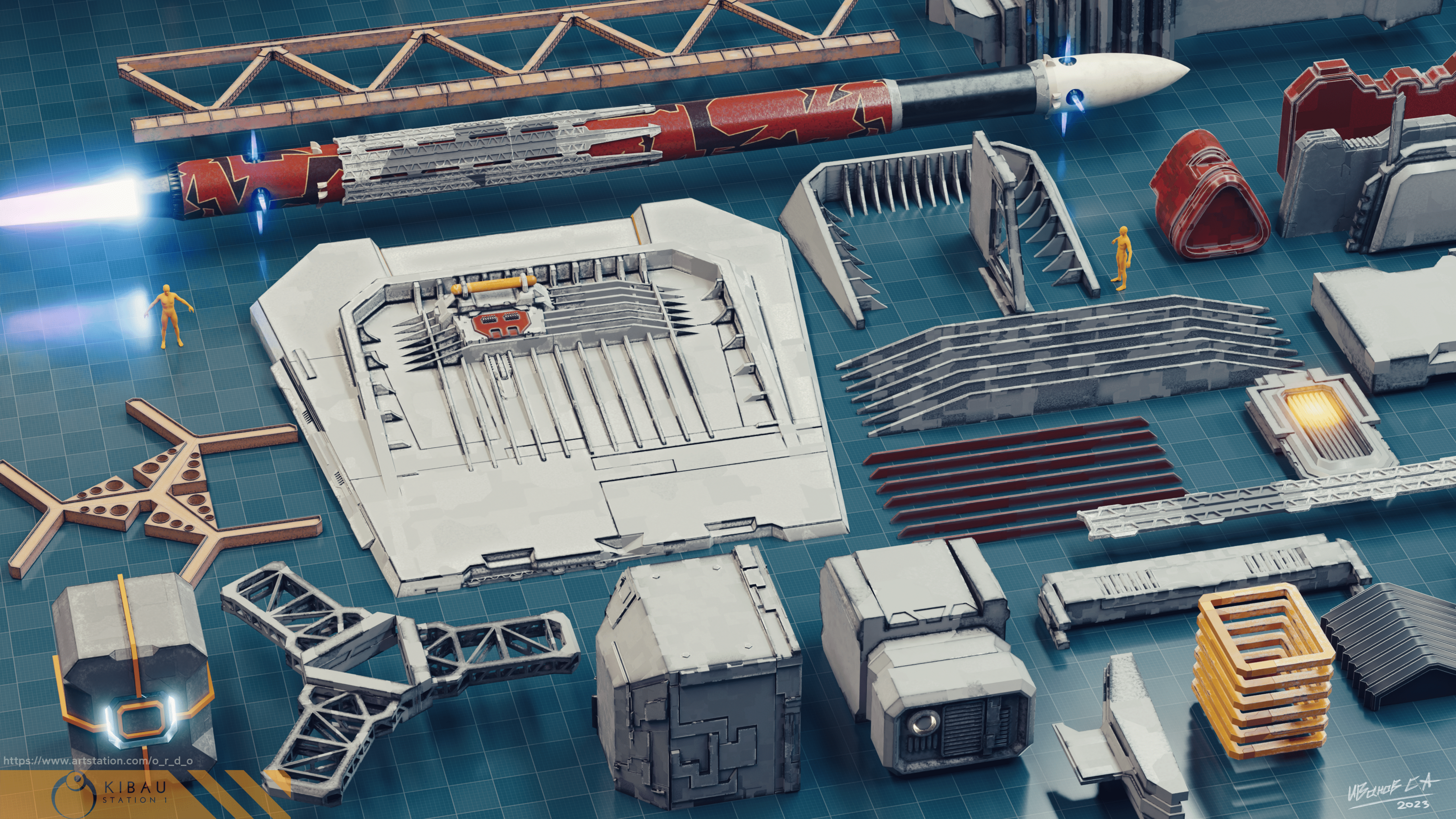 Narn`s Th'Nor old Cruiser (1\4000 3d printable scale model) — Изображение №22 — Иллюстрация, 3D на Dprofile