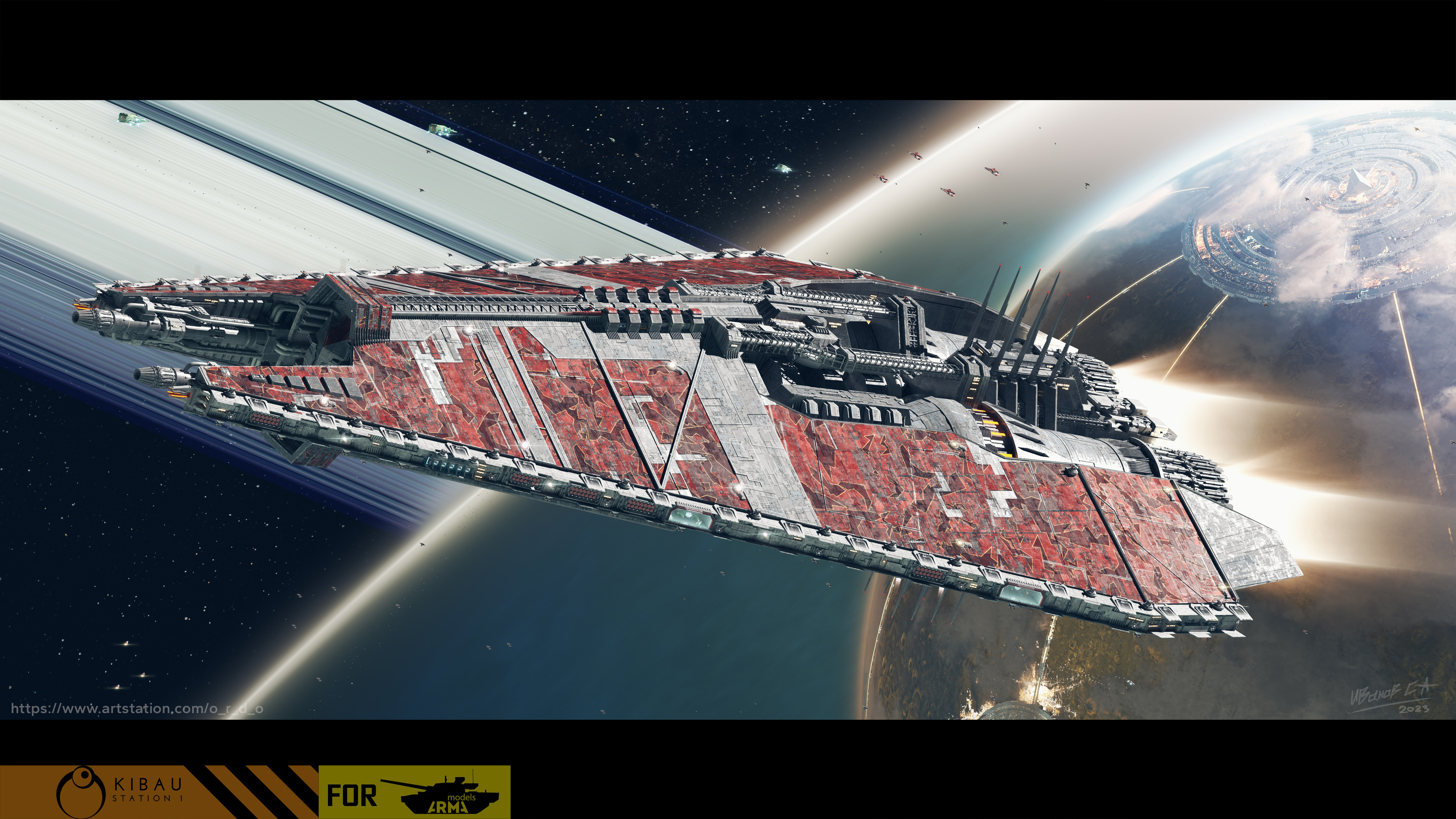 Narn`s Th'Nor old Cruiser (1\4000 3d printable scale model) — Изображение №1 — Иллюстрация, 3D на Dprofile