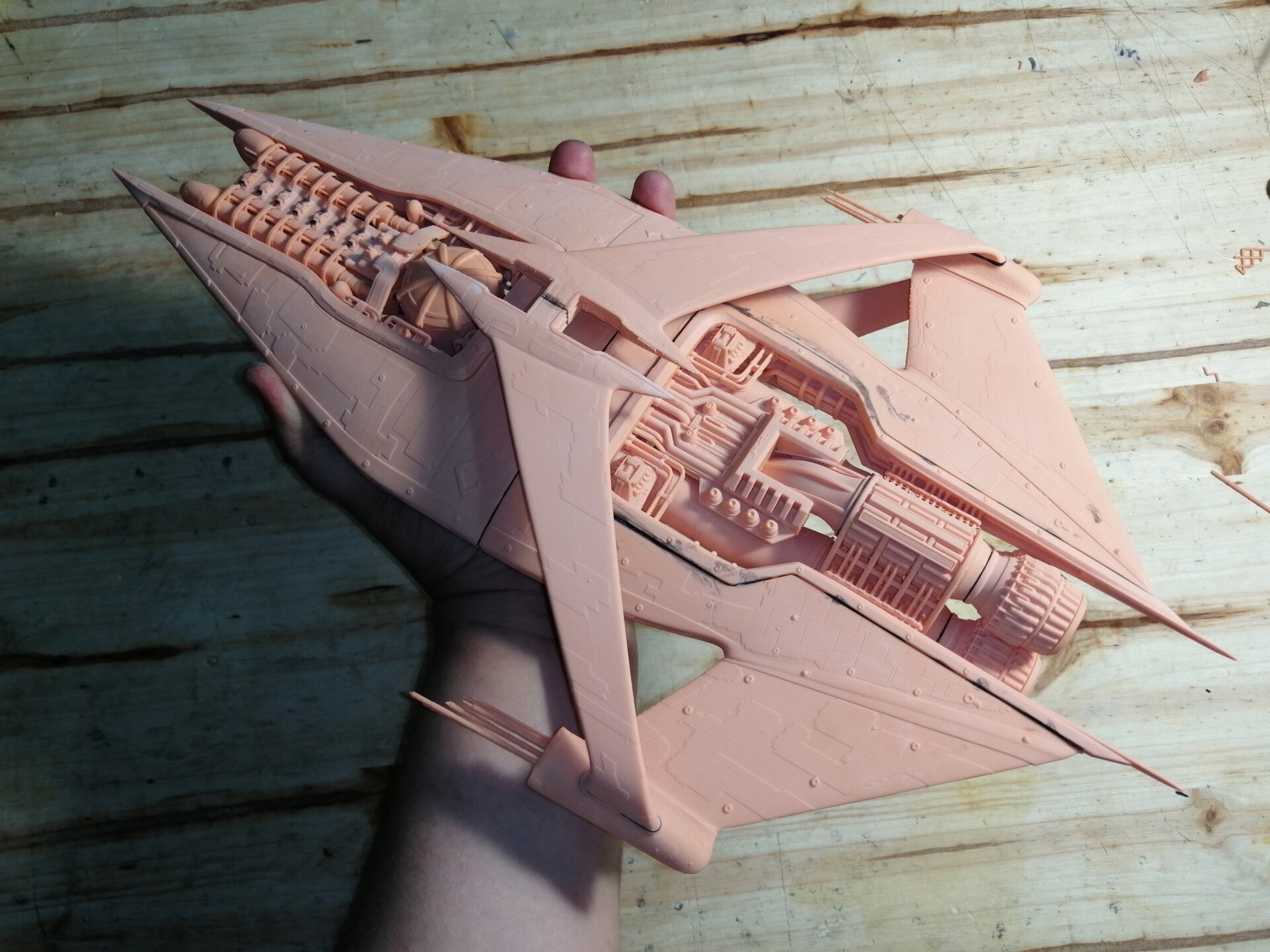 Narn`s G'Quan Cruiser (1\4000 3d printable scale model) — Изображение №15 — Иллюстрация, 3D на Dprofile