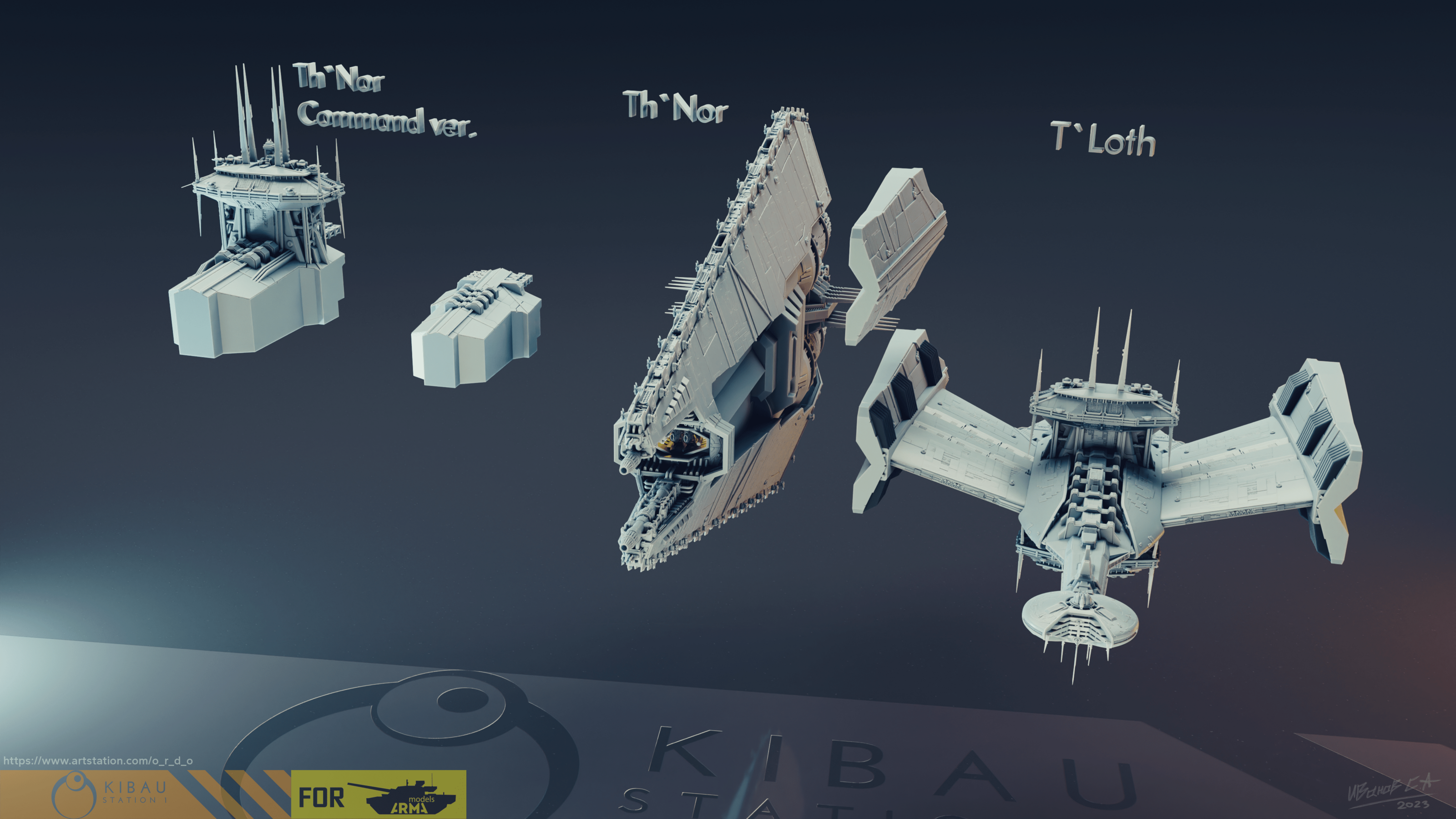 Narn`s T'Loth heavy cruiser (1\4000 3d printable scale model — Изображение №7 — Иллюстрация, 3D на Dprofile