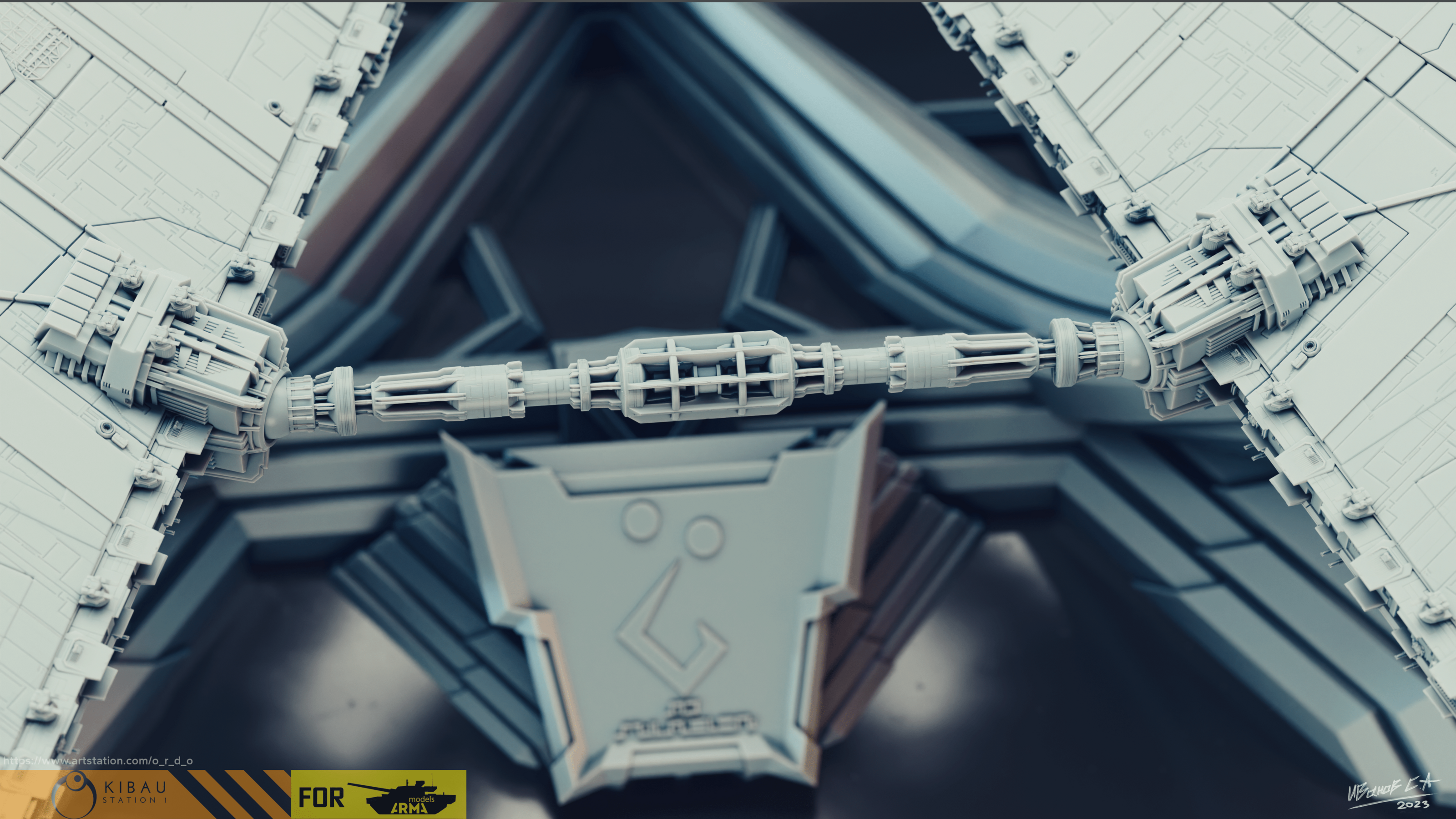 Narn`s orbital base "Quadrant 37" (1\4000 3d printable — Изображение №7 — Иллюстрация, 3D на Dprofile