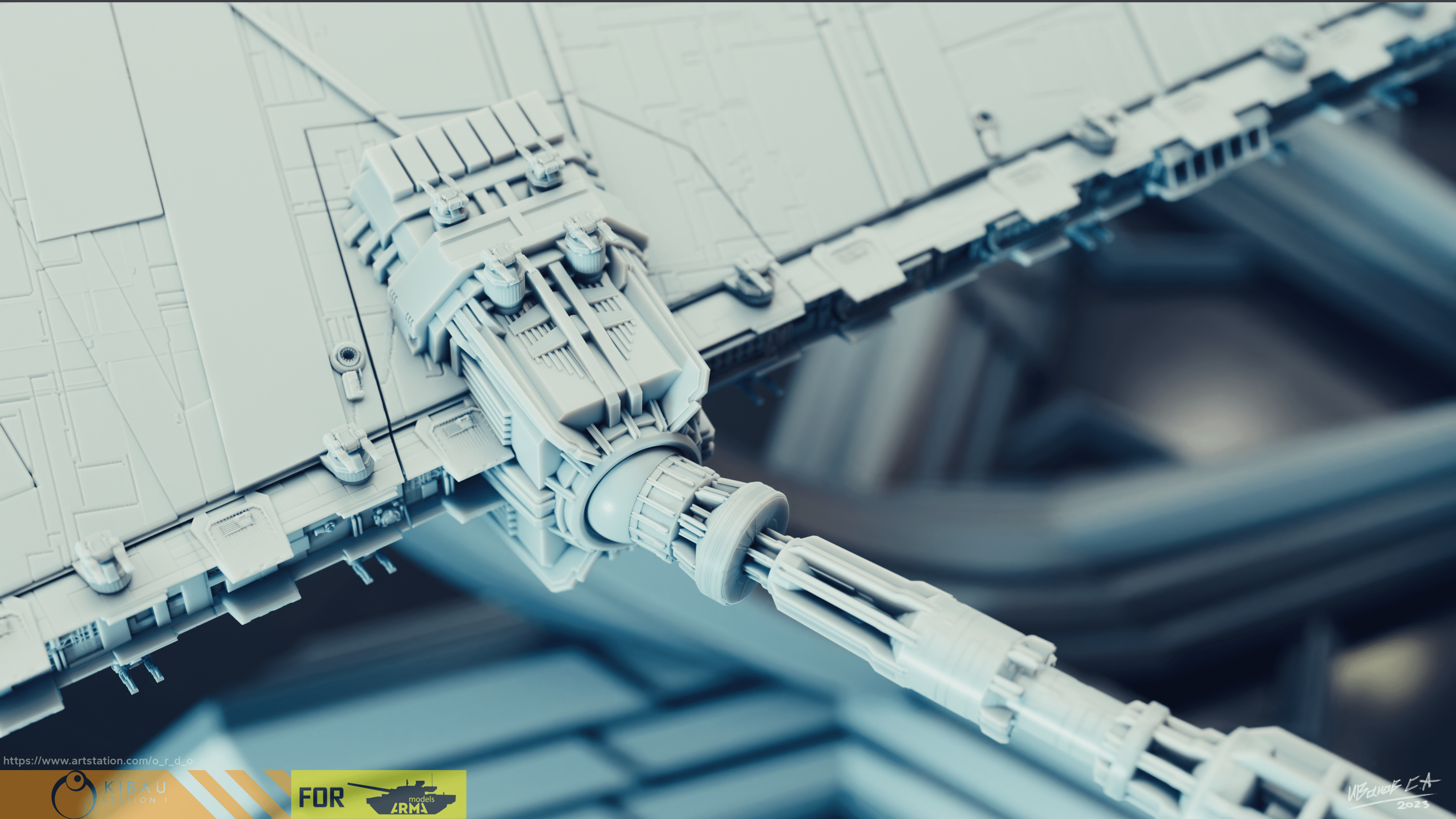 Narn`s orbital base "Quadrant 37" (1\4000 3d printable — Изображение №4 — Иллюстрация, 3D на Dprofile