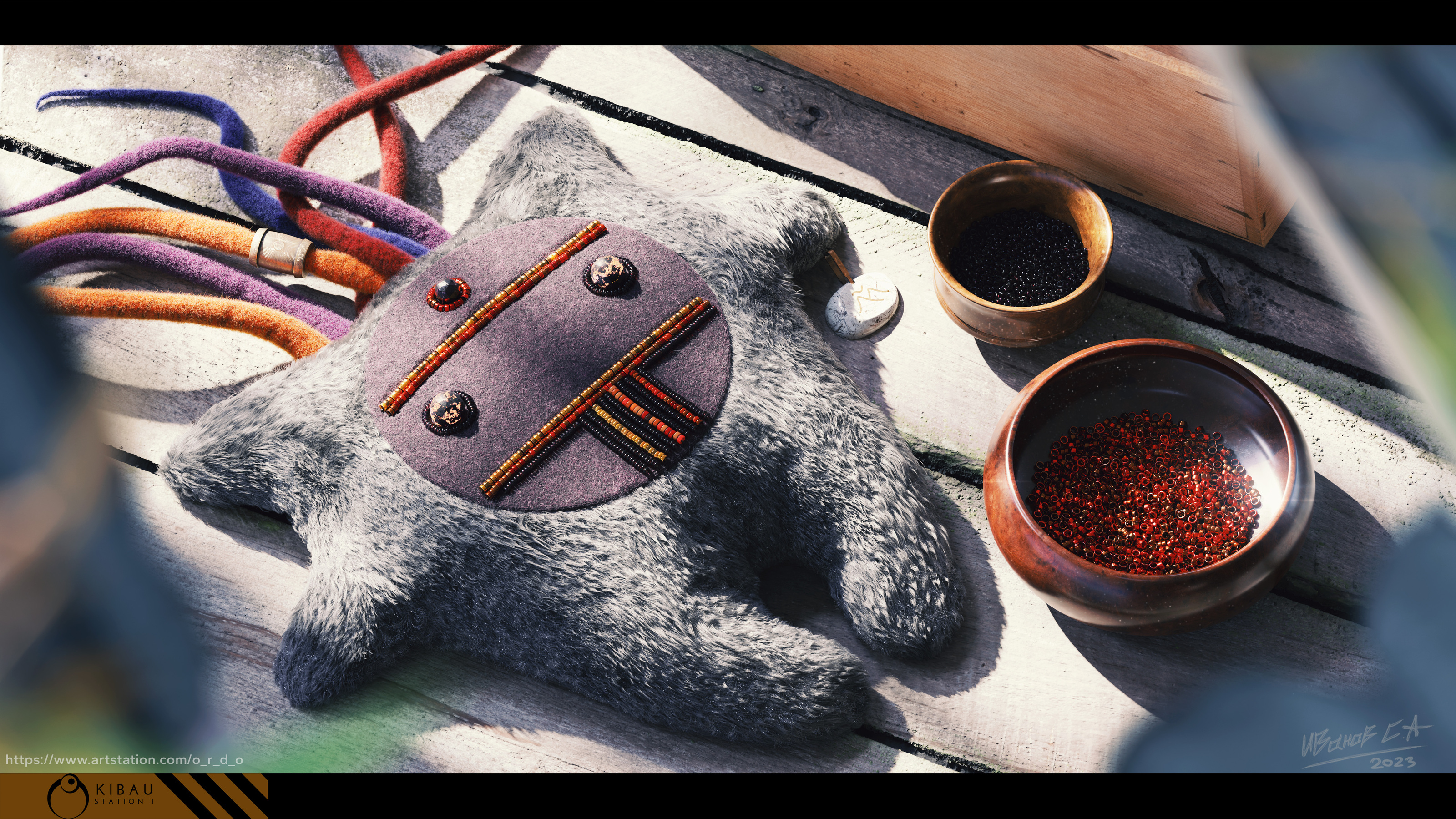 Unclassified small animal - Plush toy — Изображение №1 — Иллюстрация, 3D на Dprofile