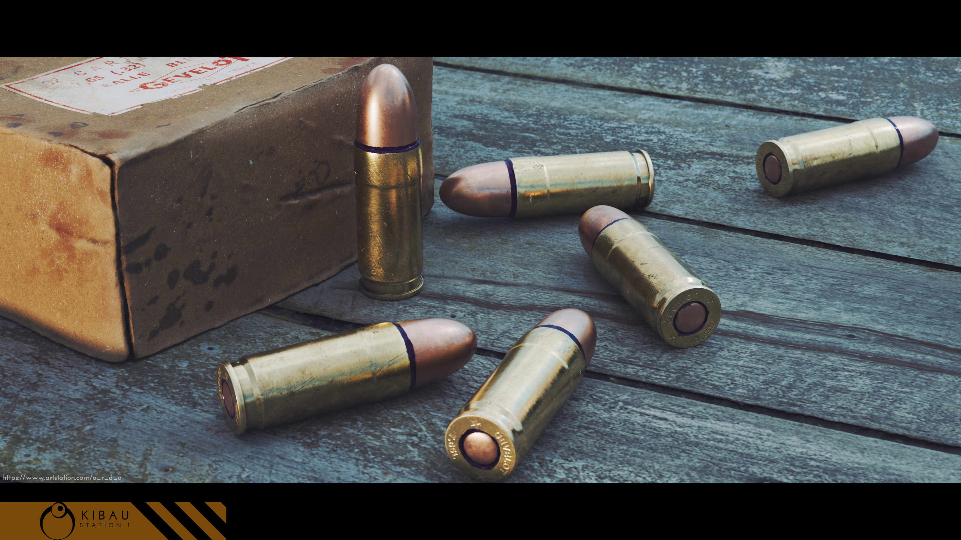 French Pistol MLE 1935S — Изображение №29 — Иллюстрация, 3D на Dprofile