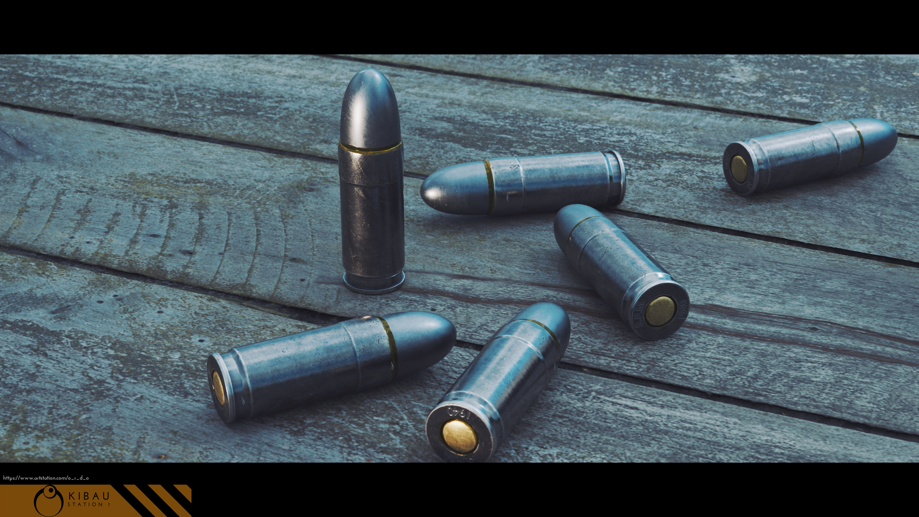 French Pistol MLE 1935S — Изображение №28 — Иллюстрация, 3D на Dprofile