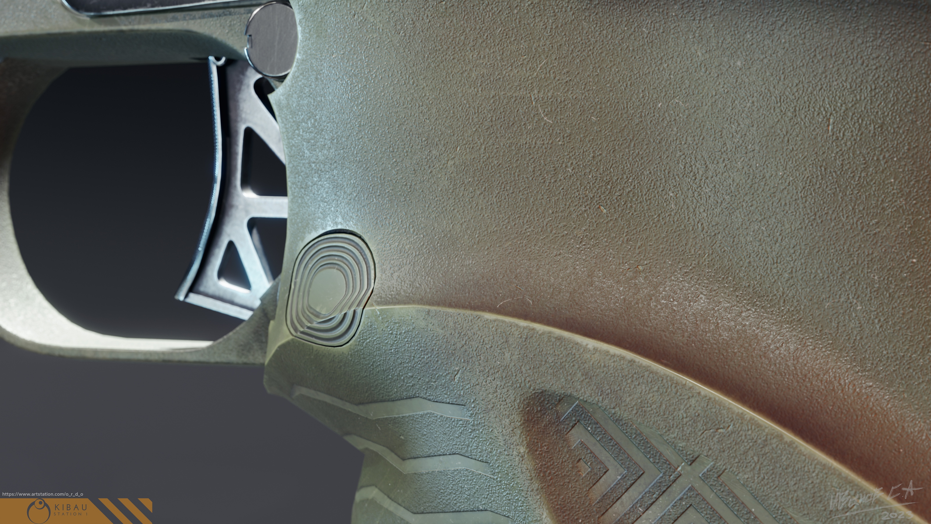 French Pistol MLE 1935S — Изображение №21 — Иллюстрация, 3D на Dprofile