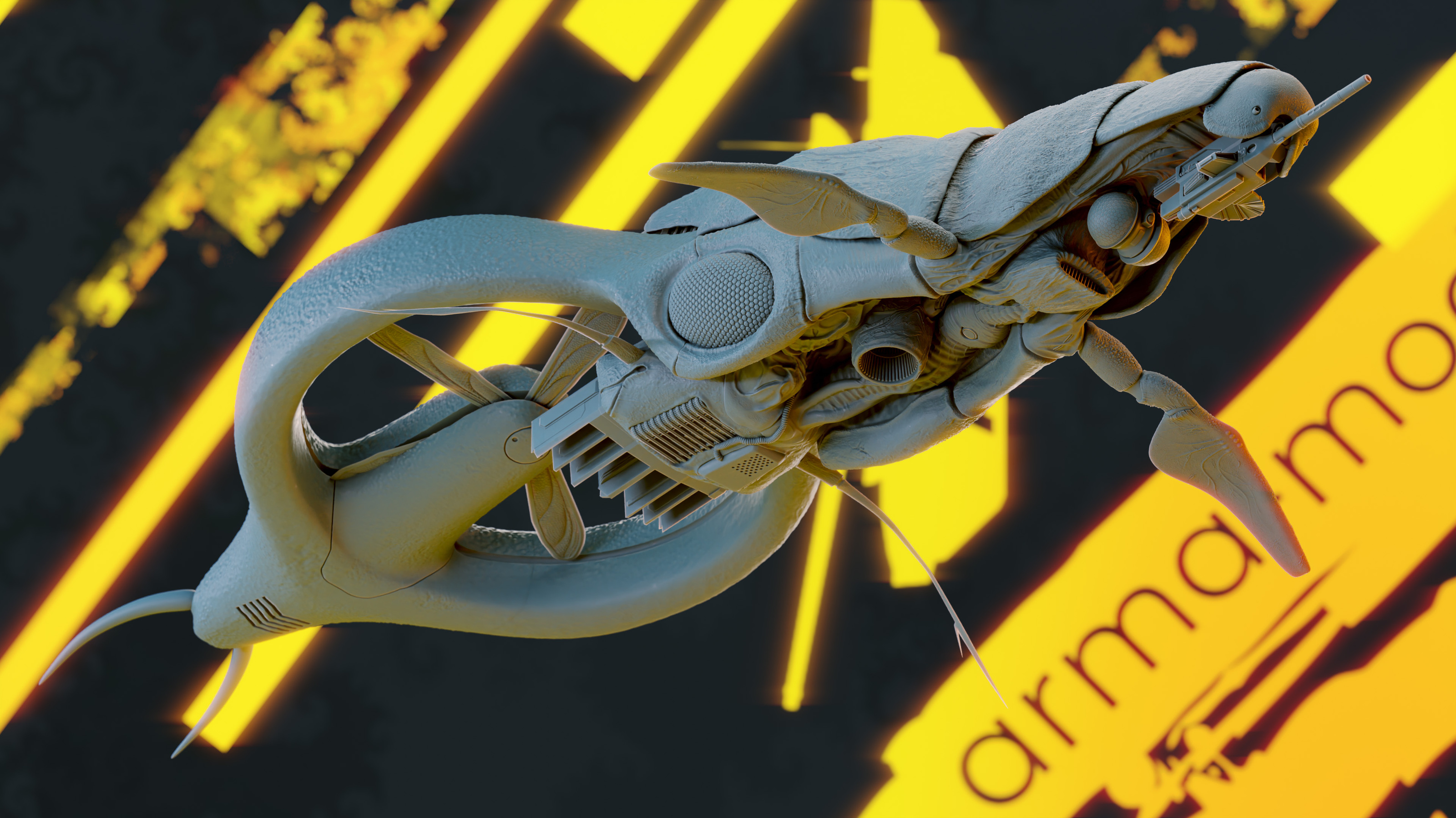 HλLF-LIFE2 - Combine`s gunship (1\35 3d printable scale mod… — Изображение №8 — Иллюстрация, 3D на Dprofile