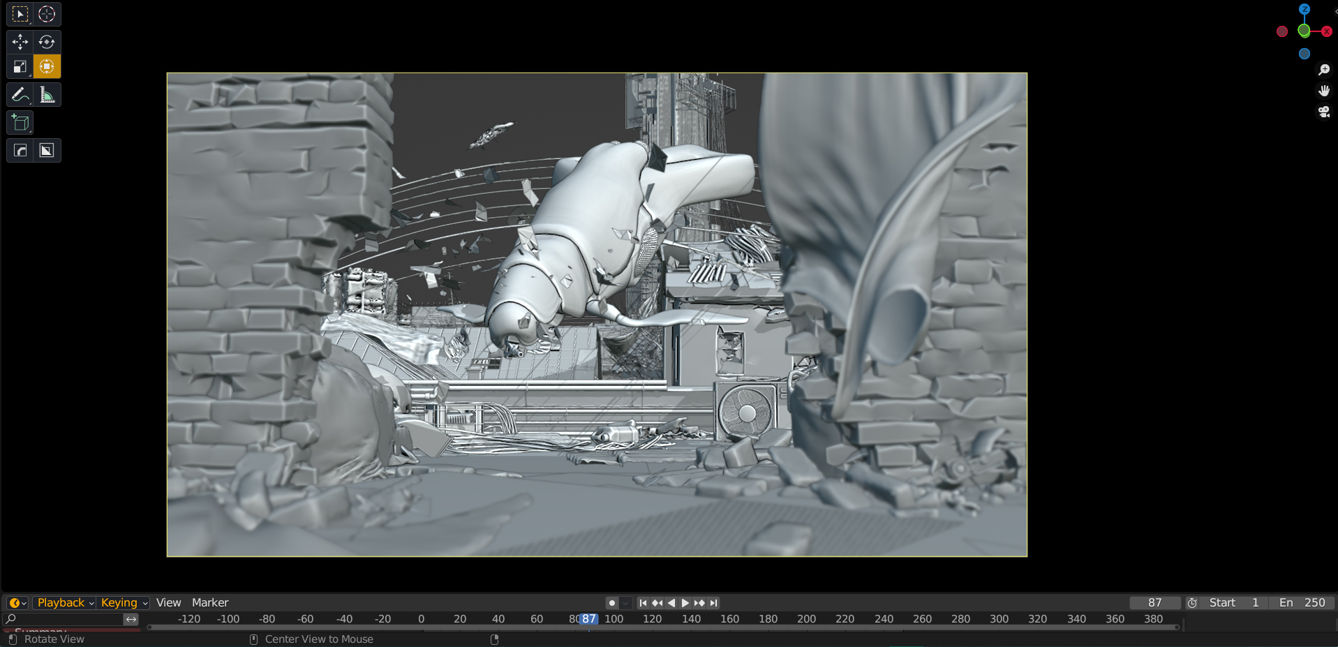 HλLF-LIFE2 - Combine`s gunship (1\35 3d printable scale mod… — Изображение №5 — Иллюстрация, 3D на Dprofile