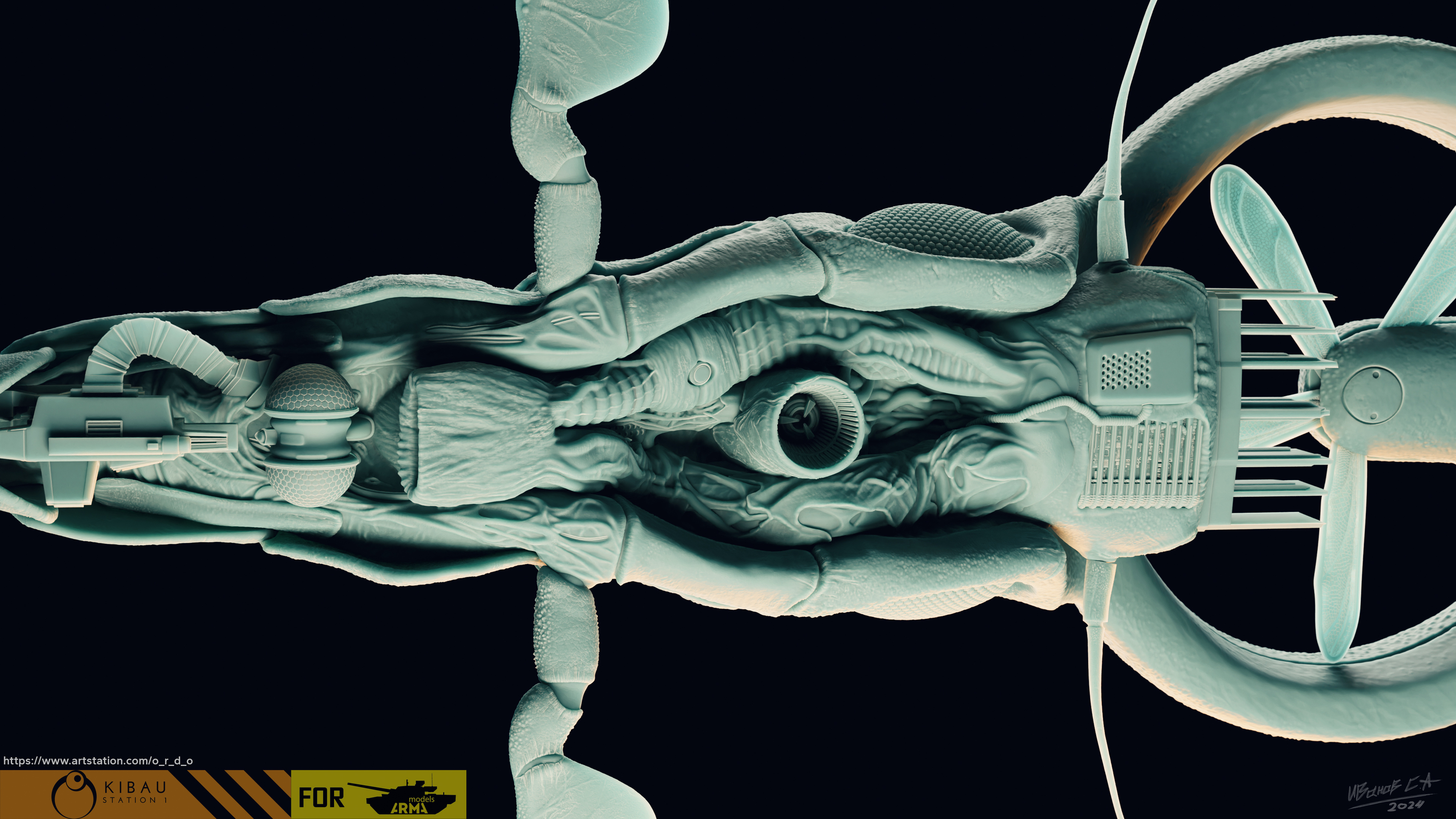 HλLF-LIFE2 - Combine`s gunship (1\35 3d printable scale mod… — Изображение №26 — Иллюстрация, 3D на Dprofile