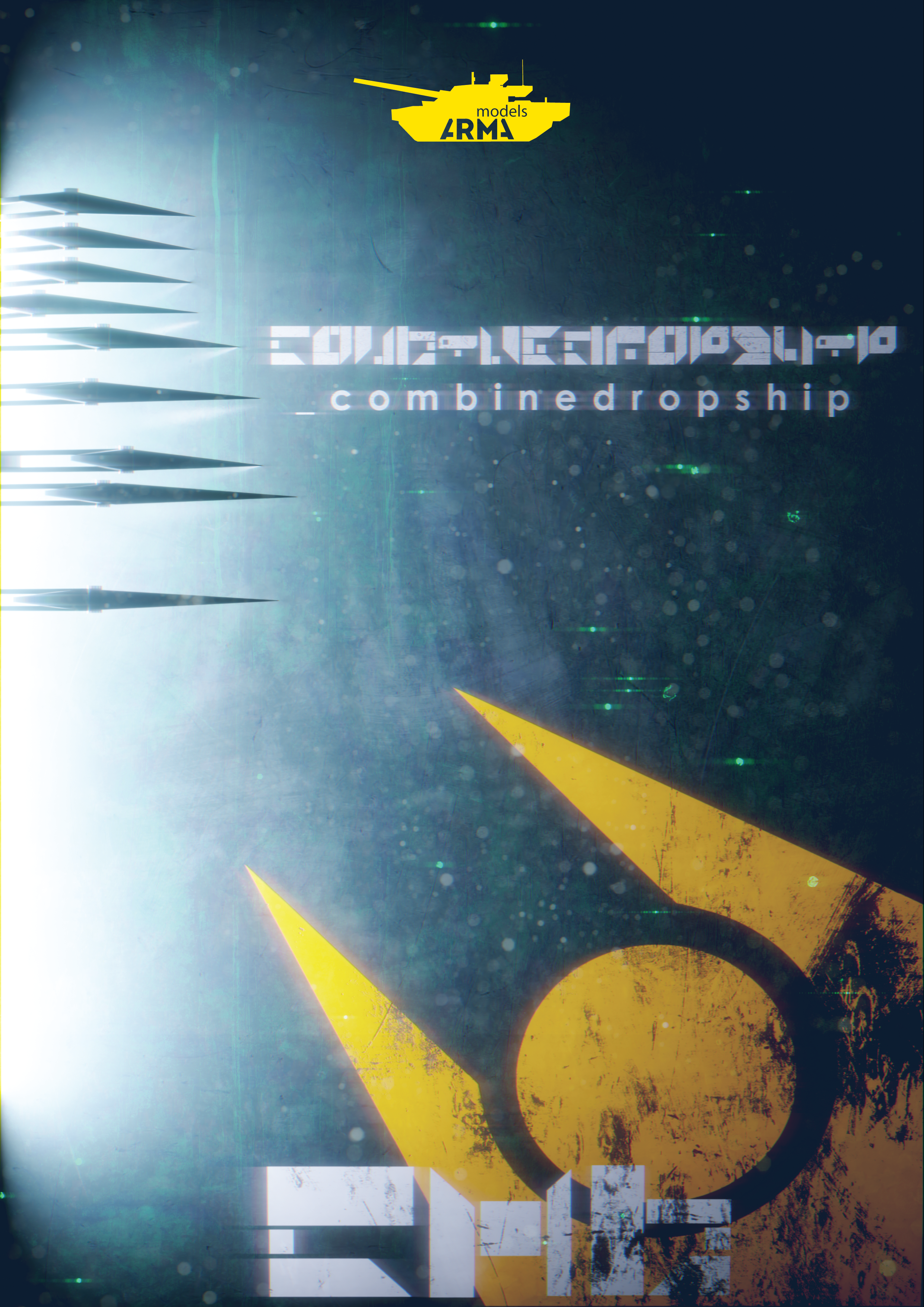 HλLF-LIFE2 - Combine`s gunship (1\35 3d printable scale mod… — Изображение №29 — Иллюстрация, 3D на Dprofile