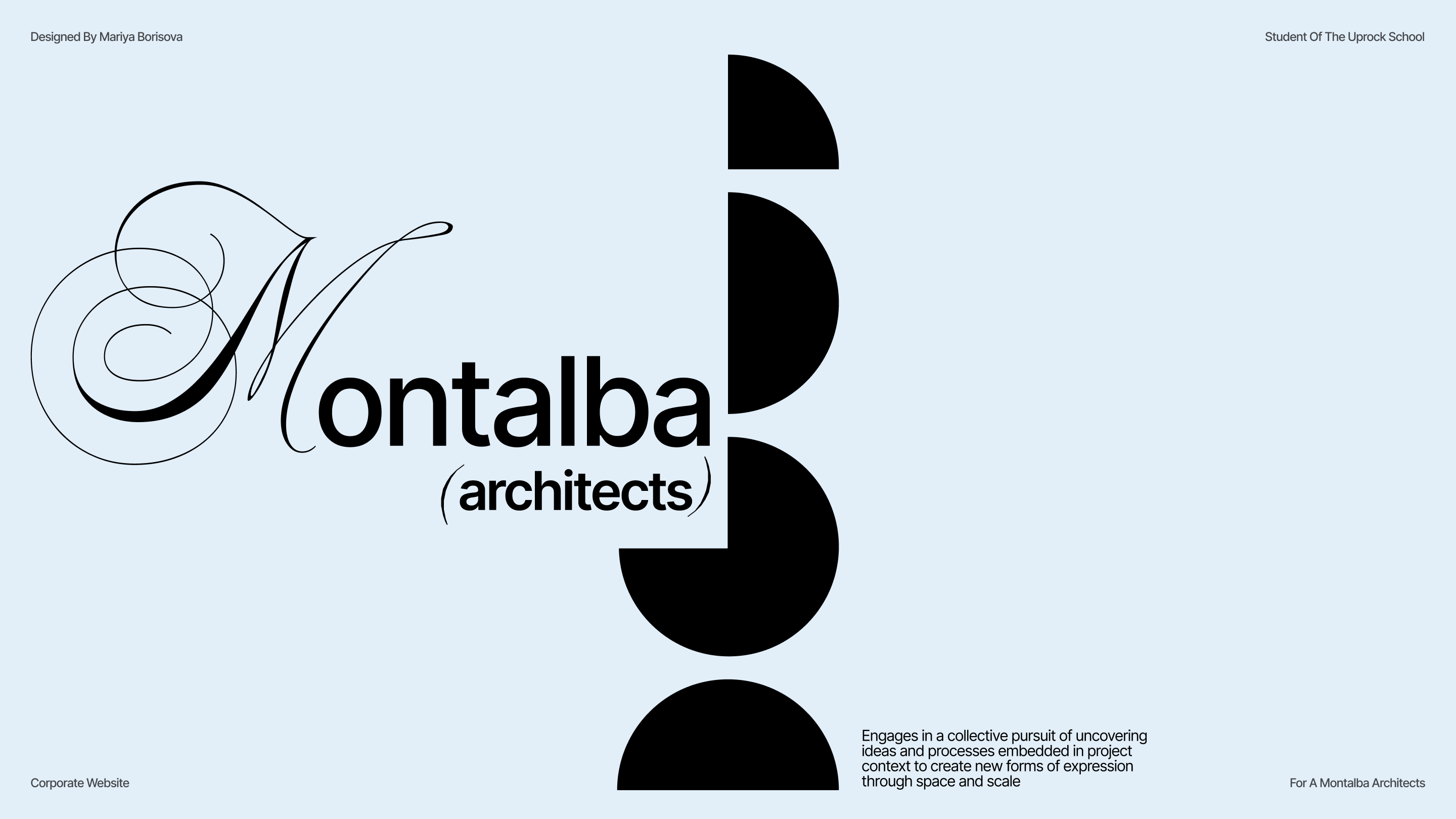 Montalba Architects_redesign of the corporate website — Изображение №1 — Интерфейсы, Анимация на Dprofile