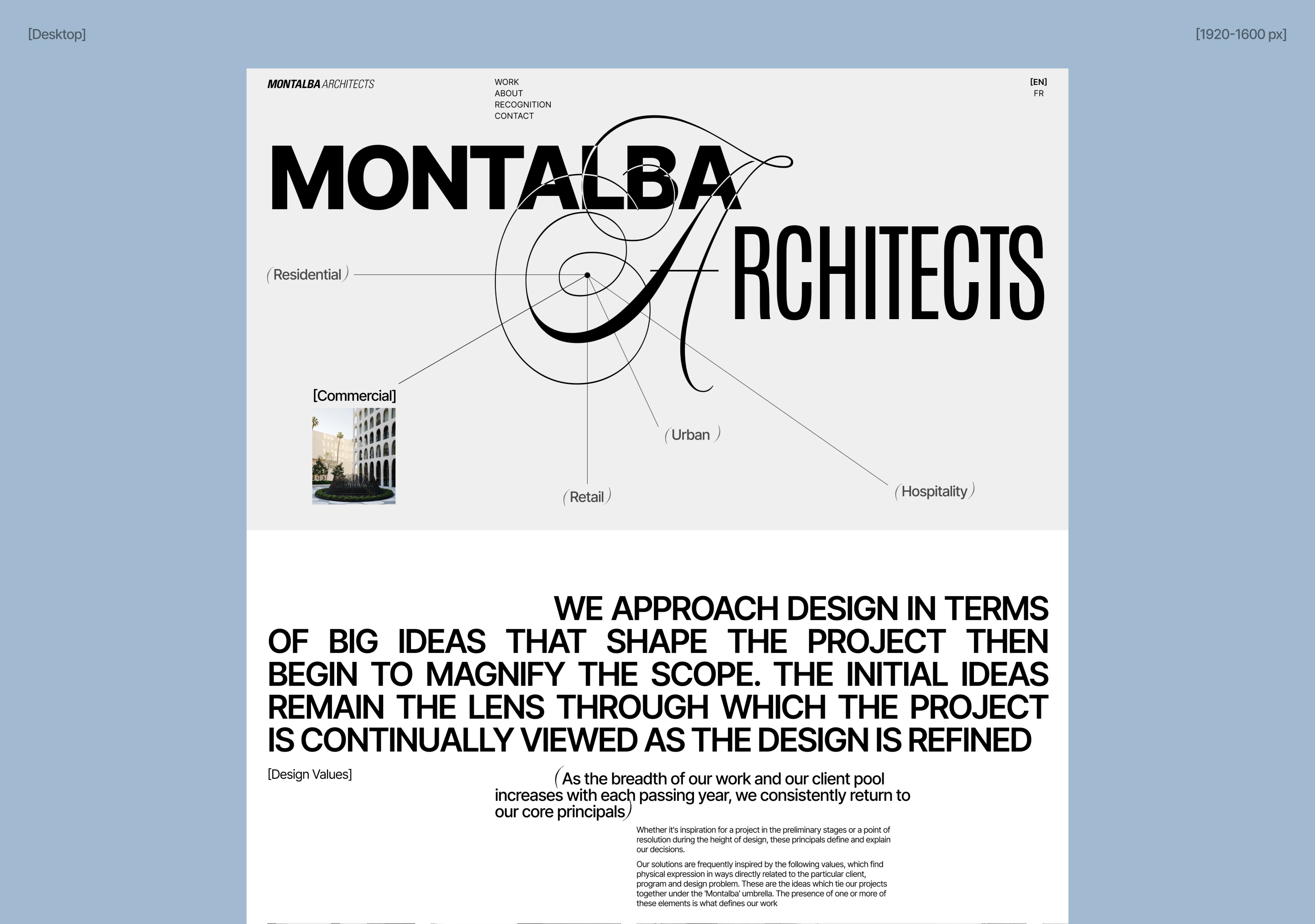 Montalba Architects_redesign of the corporate website — Изображение №3 — Интерфейсы, Анимация на Dprofile