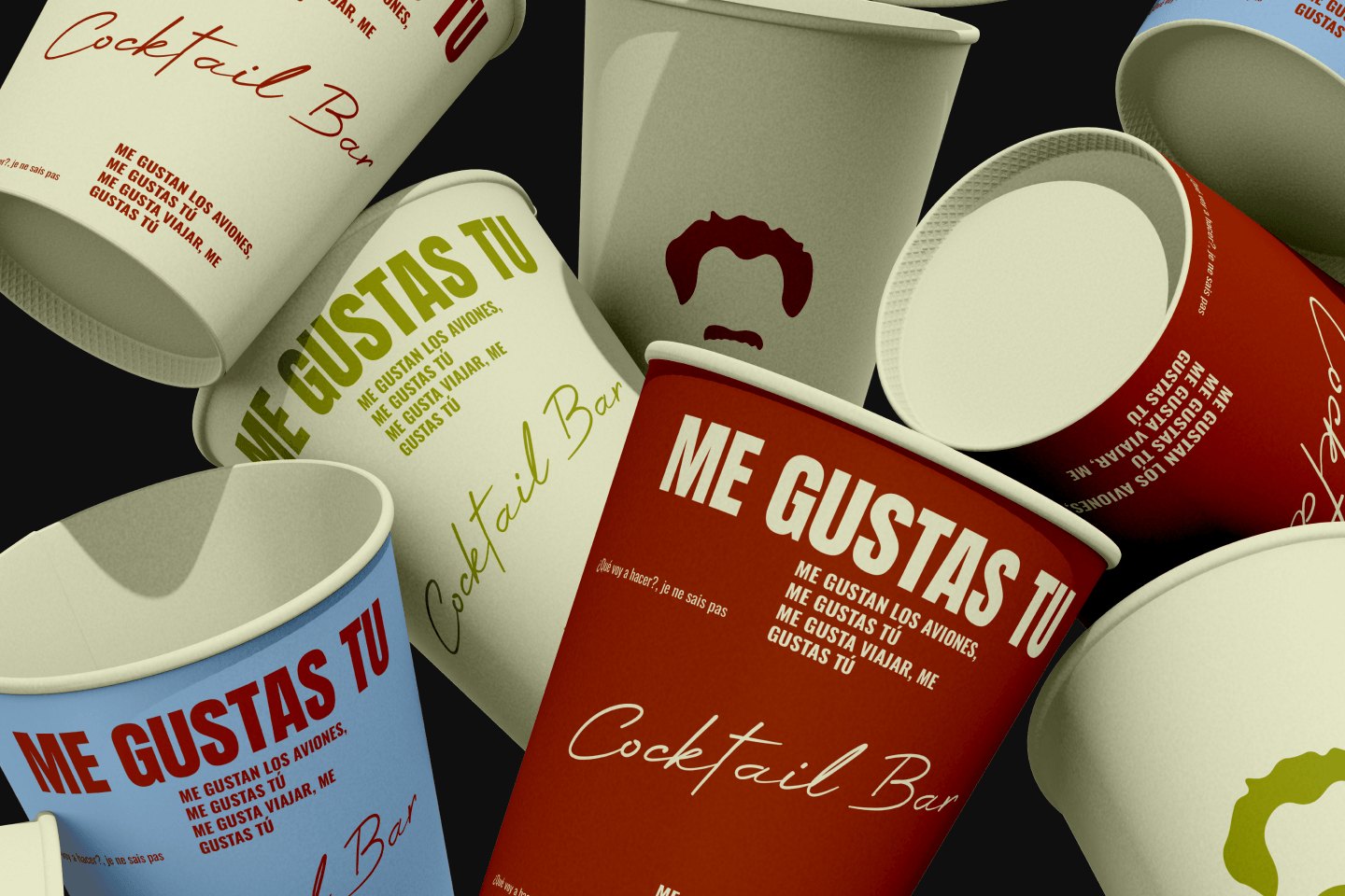 ME GUSTAS TU / COCKTAIL BAR — Изображение №4 — Брендинг, Графика на Dprofile