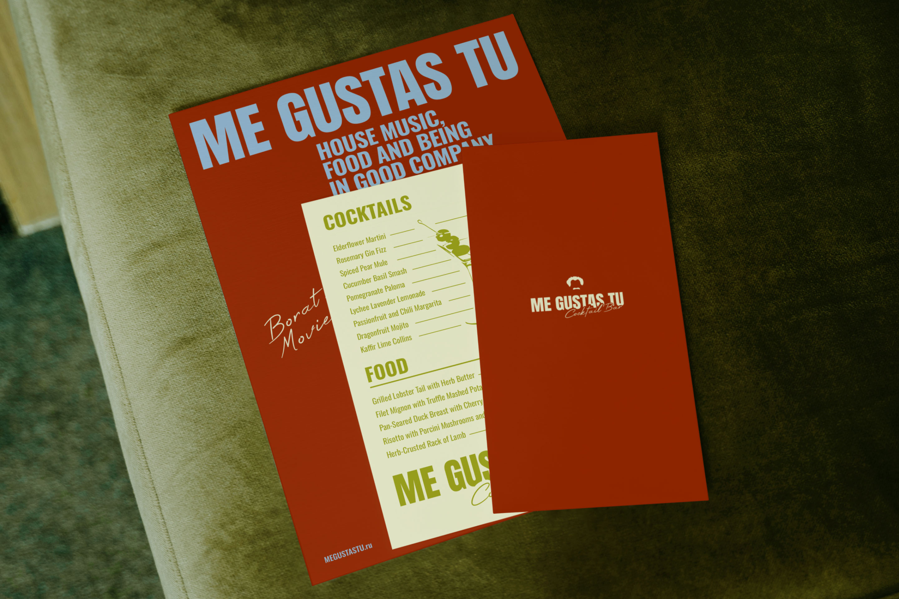 ME GUSTAS TU / COCKTAIL BAR — Изображение №15 — Брендинг, Графика на Dprofile