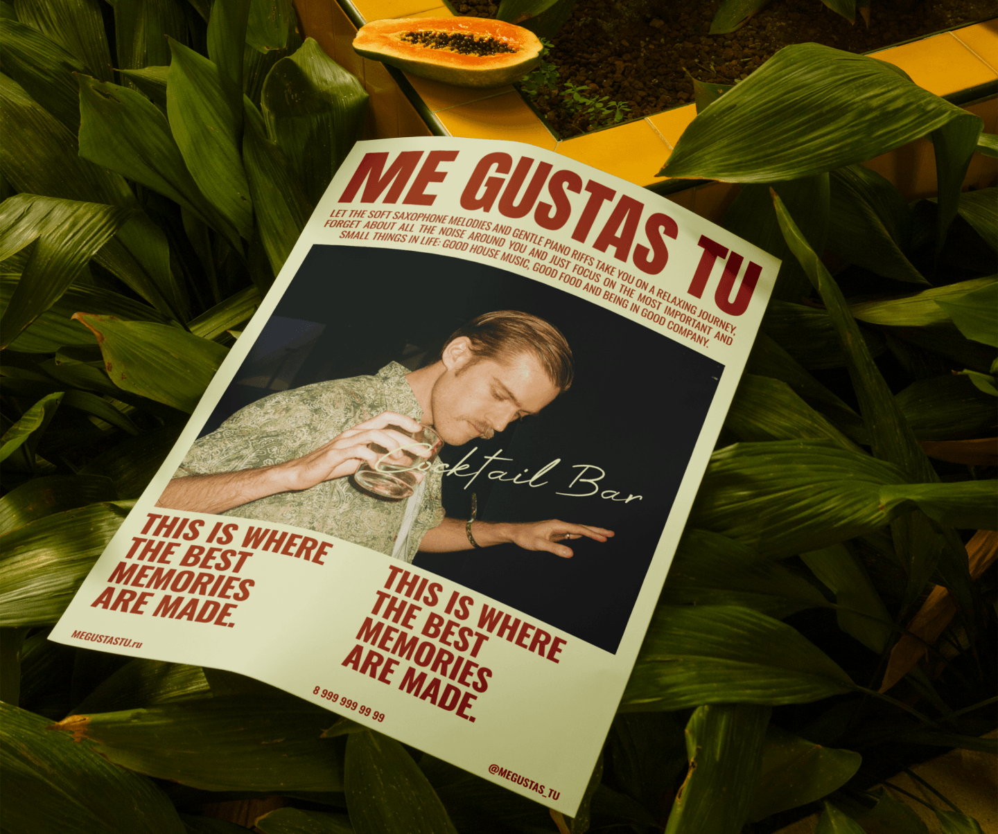 ME GUSTAS TU / COCKTAIL BAR — Изображение №2 — Брендинг, Графика на Dprofile