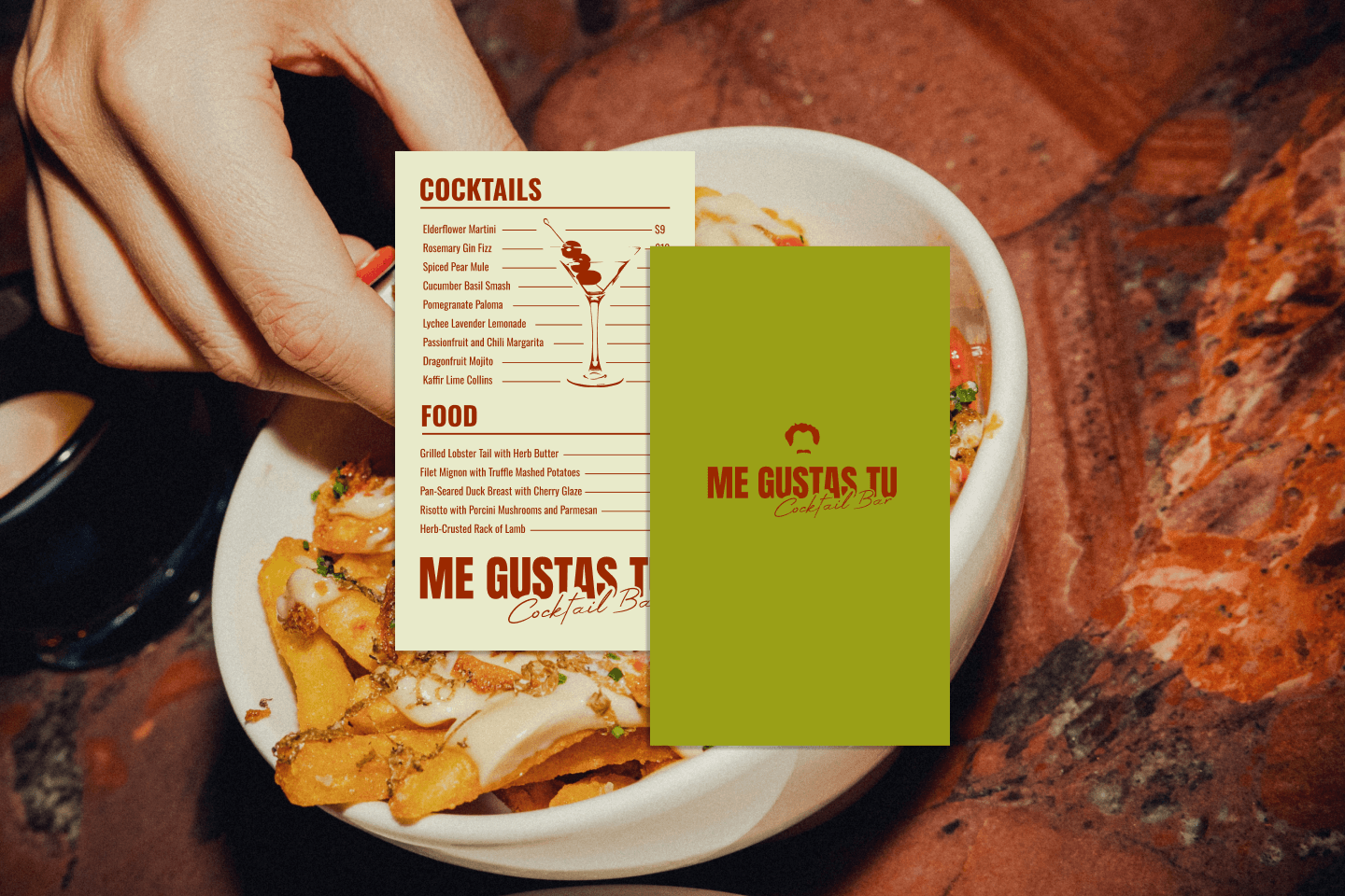 ME GUSTAS TU / COCKTAIL BAR — Изображение №9 — Брендинг, Графика на Dprofile