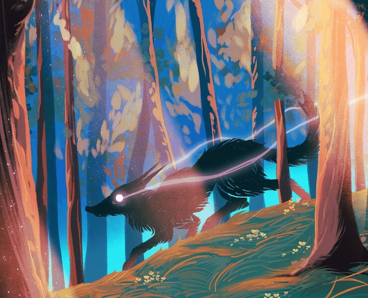 Cказочный кусь за бочок — Иллюстрация на Dprofile