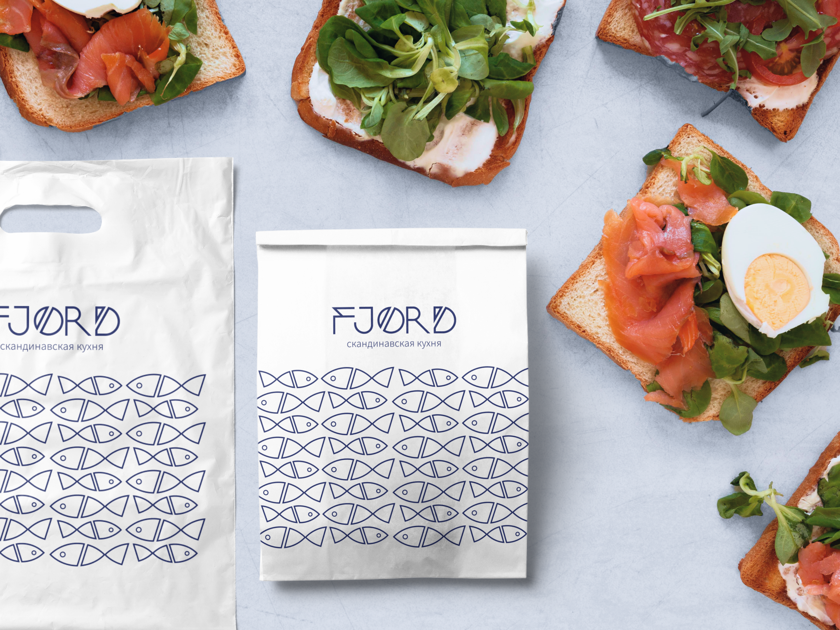 Фирменный стиль для бистро скандинавской кухни «Fjord» — Изображение №4 — Брендинг на Dprofile