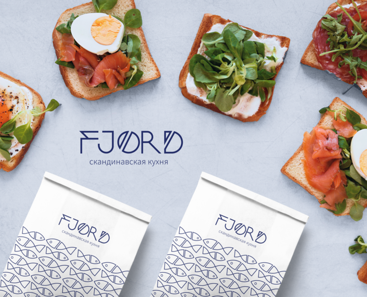 Фирменный стиль для бистро скандинавской кухни «Fjord» на Dprofile