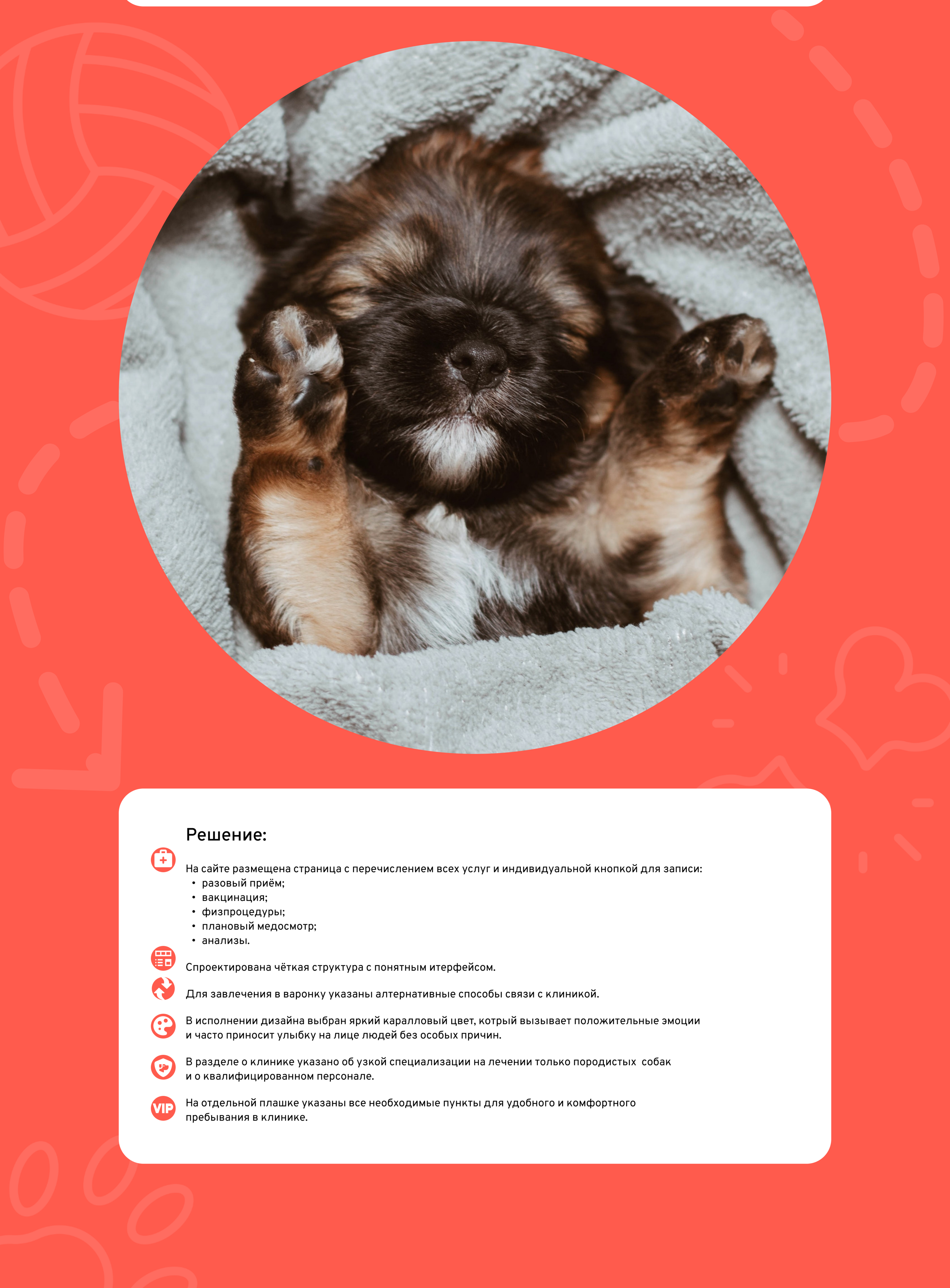 Landing. Veterinary clinic. — Изображение №2 — Интерфейсы, Маркетинг на Dprofile