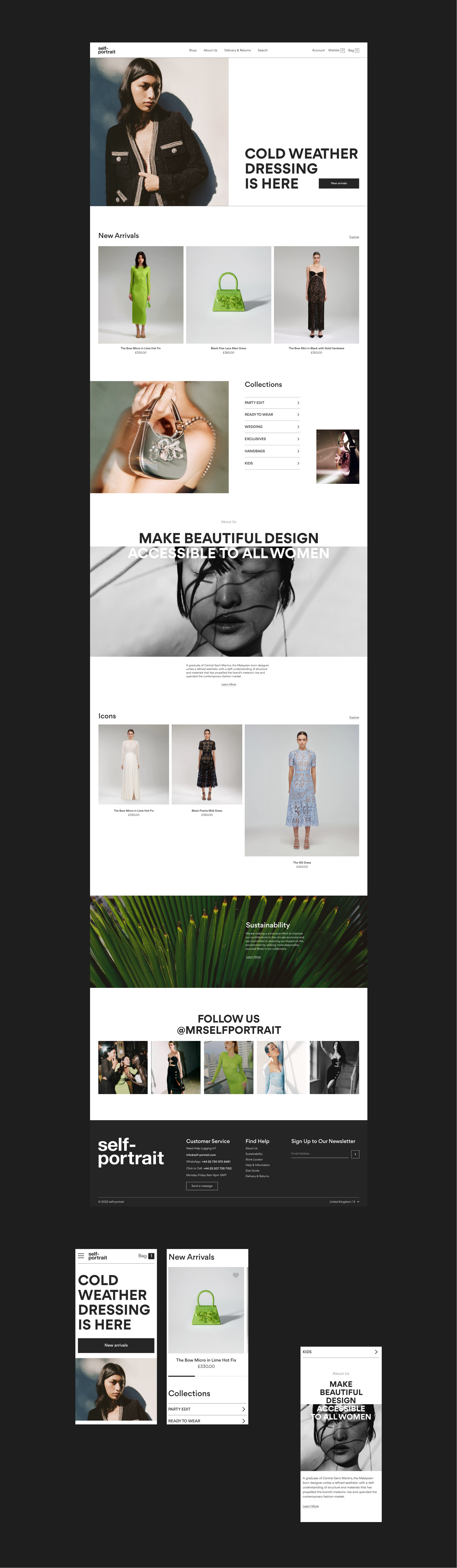 Self-portrait Website Redesign — Изображение №2 — Интерфейсы на Dprofile