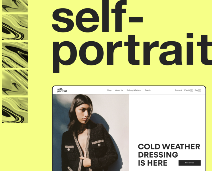 Self-portrait Website Redesign — Интерфейсы на Dprofile