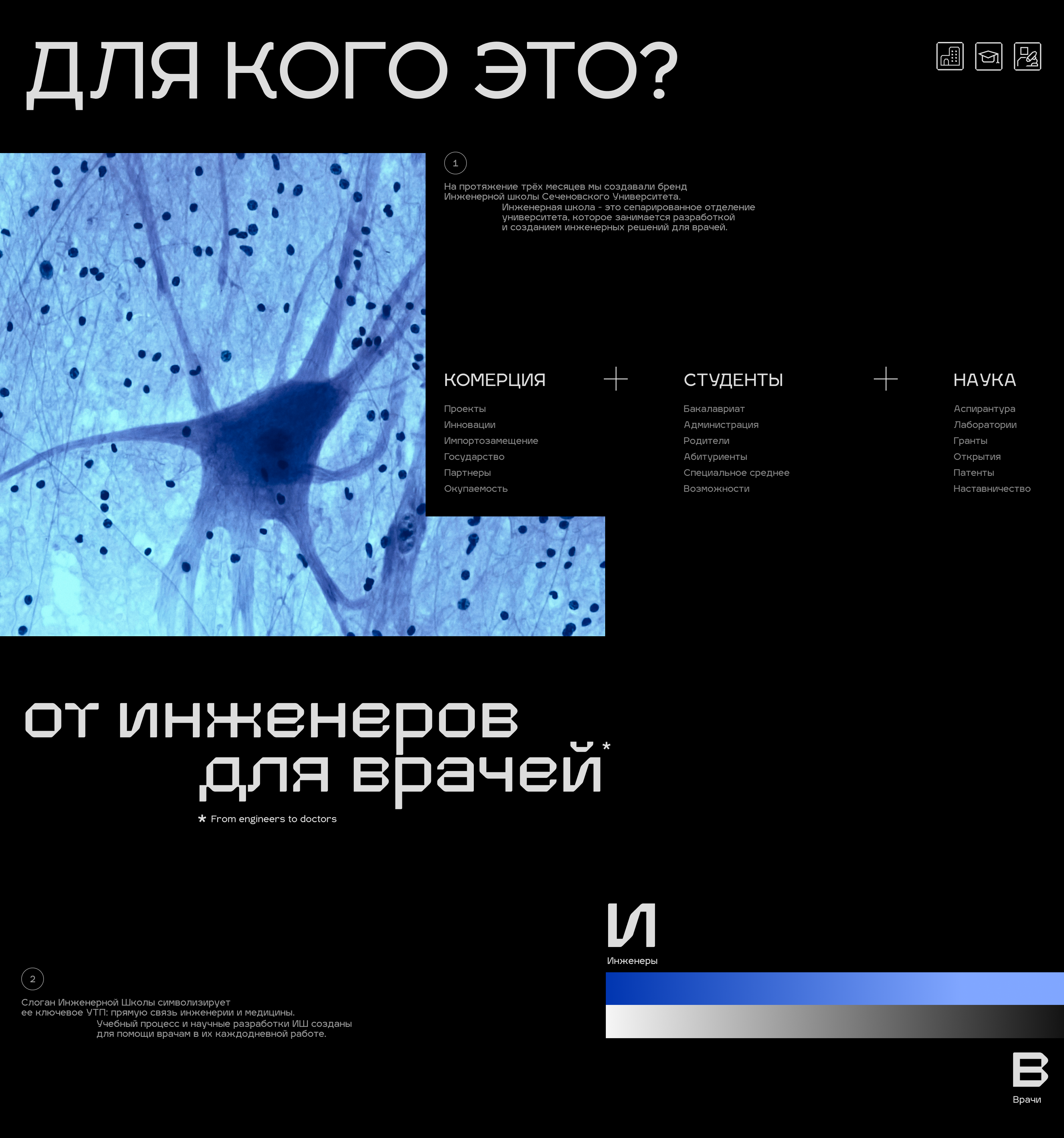 Инженерная Школа Сеченовского Университета — Изображение №2 — Брендинг, Графика на Dprofile