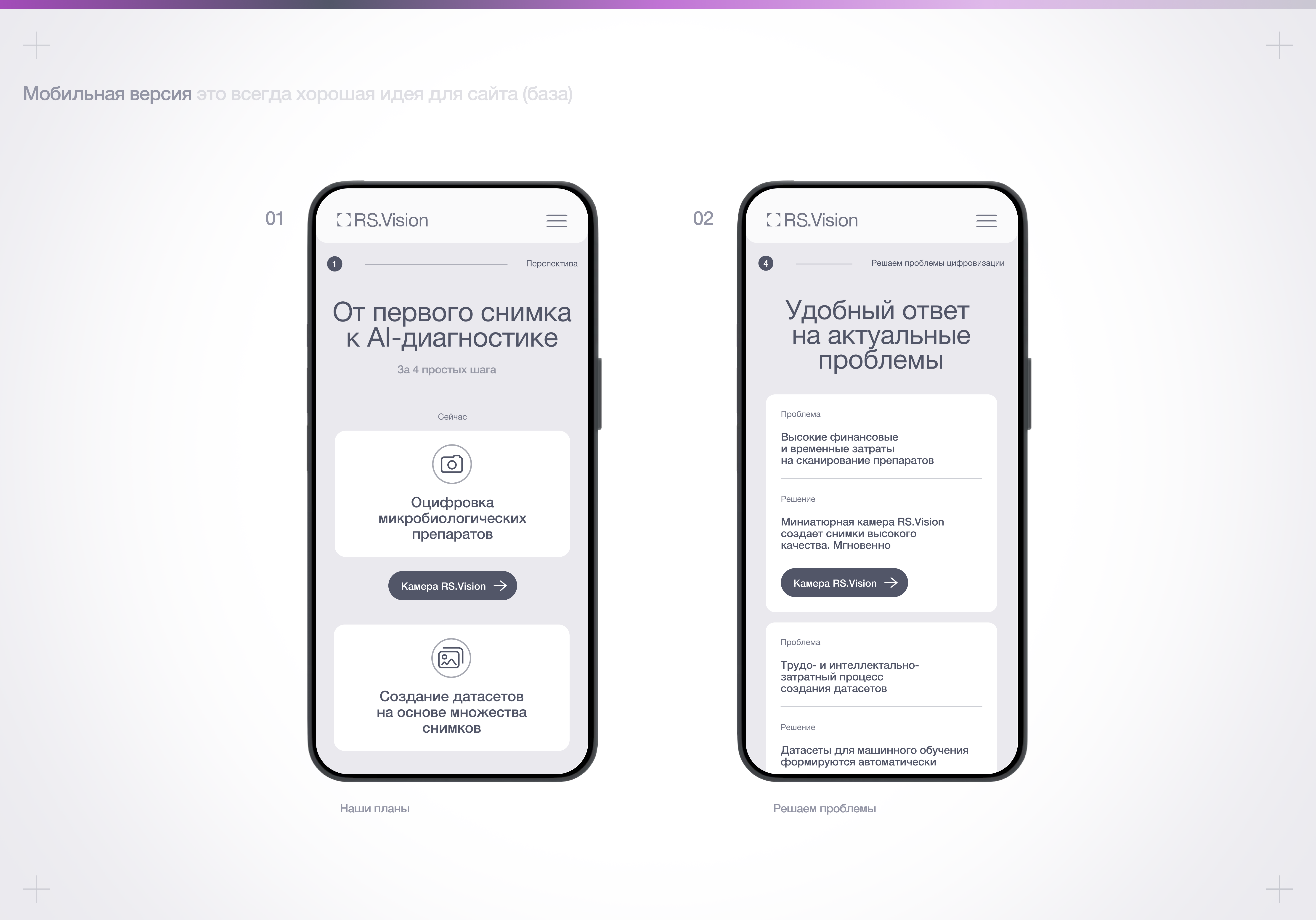 RoboScope.Vision | Микроскопия | Сайт | UI/UX — Изображение №17 — Интерфейсы, Анимация на Dprofile
