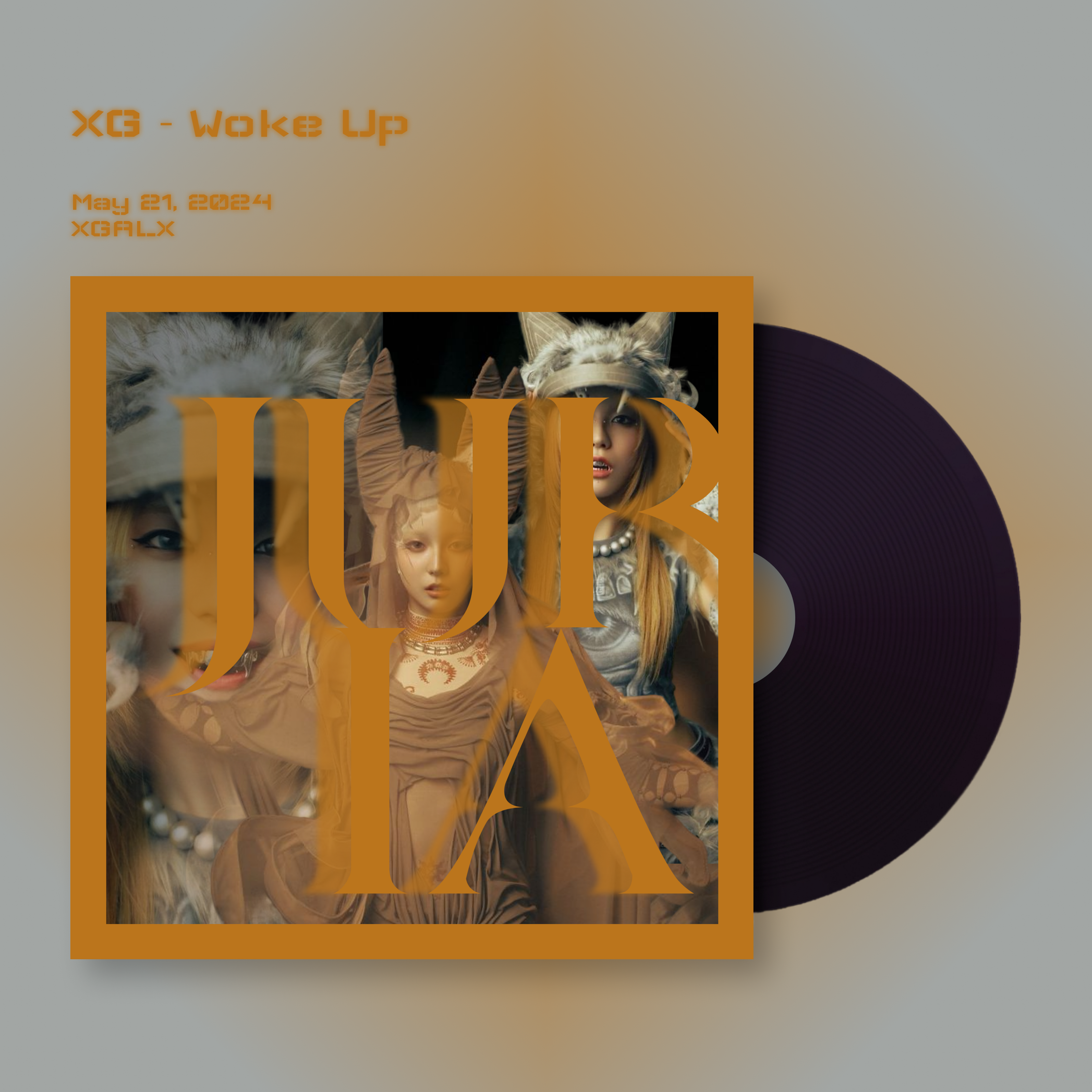XG Woke Up - Vinyl record cover — Изображение №4 — Графика на Dprofile