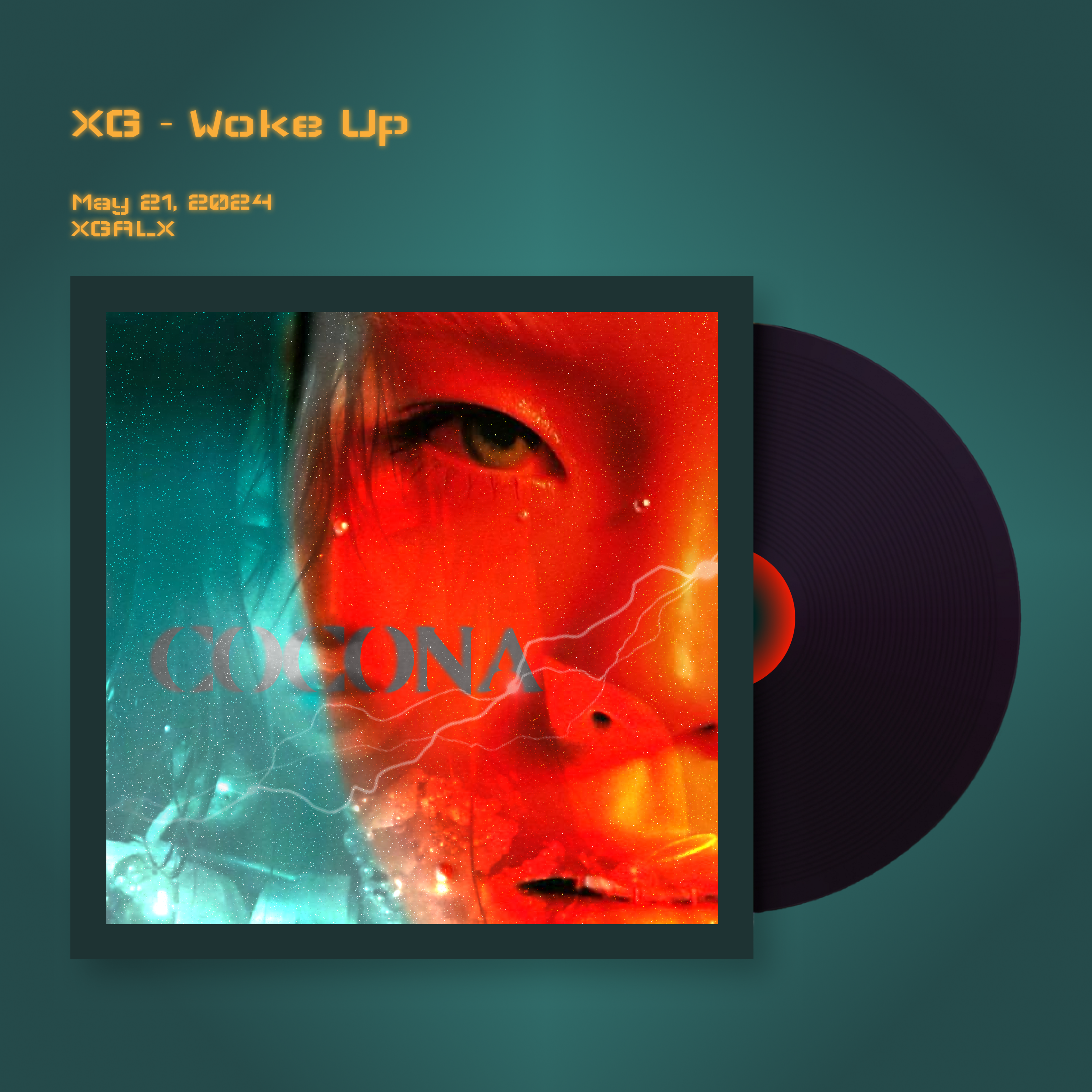 XG Woke Up - Vinyl record cover — Изображение №1 — Графика на Dprofile