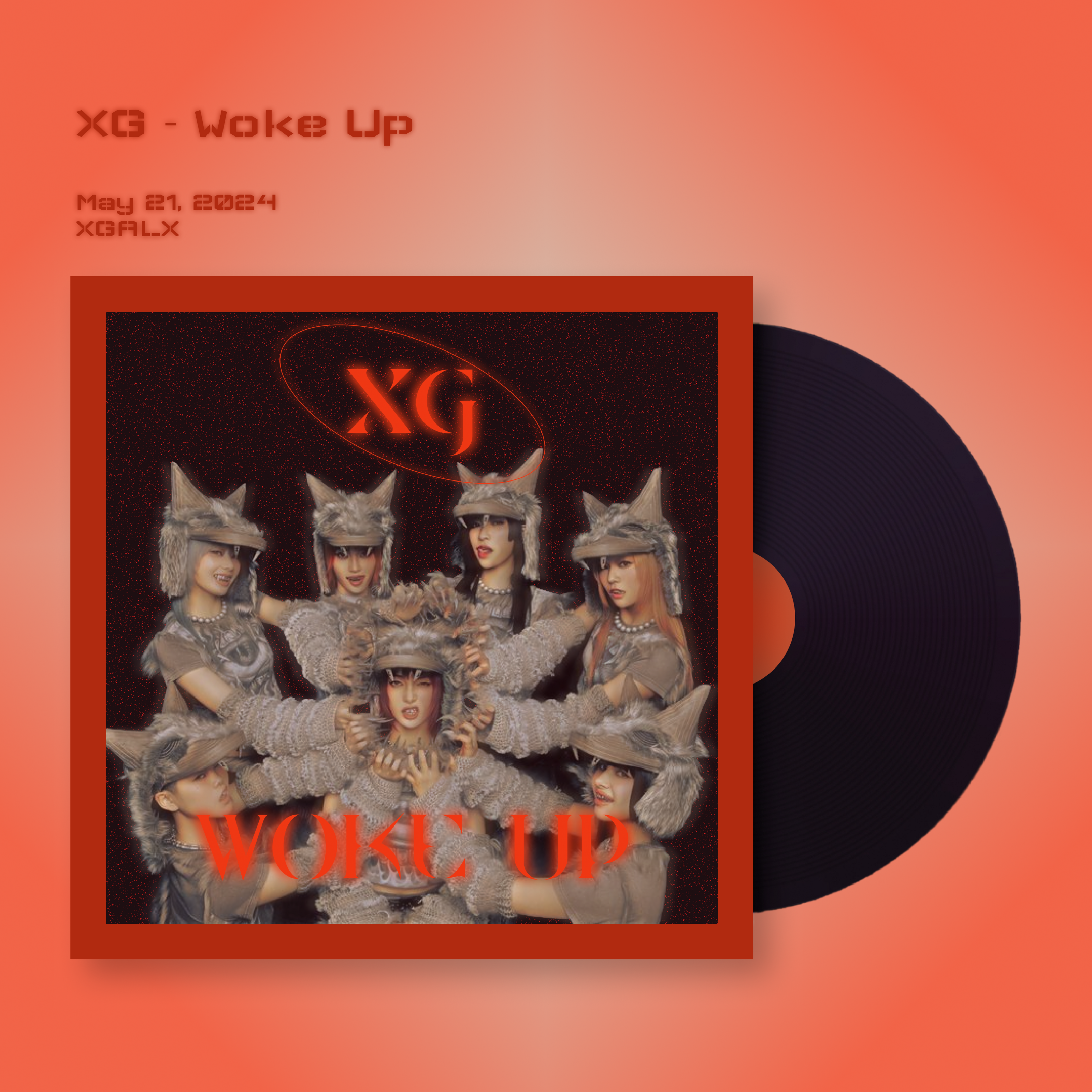 XG Woke Up - Vinyl record cover — Изображение №8 — Графика на Dprofile