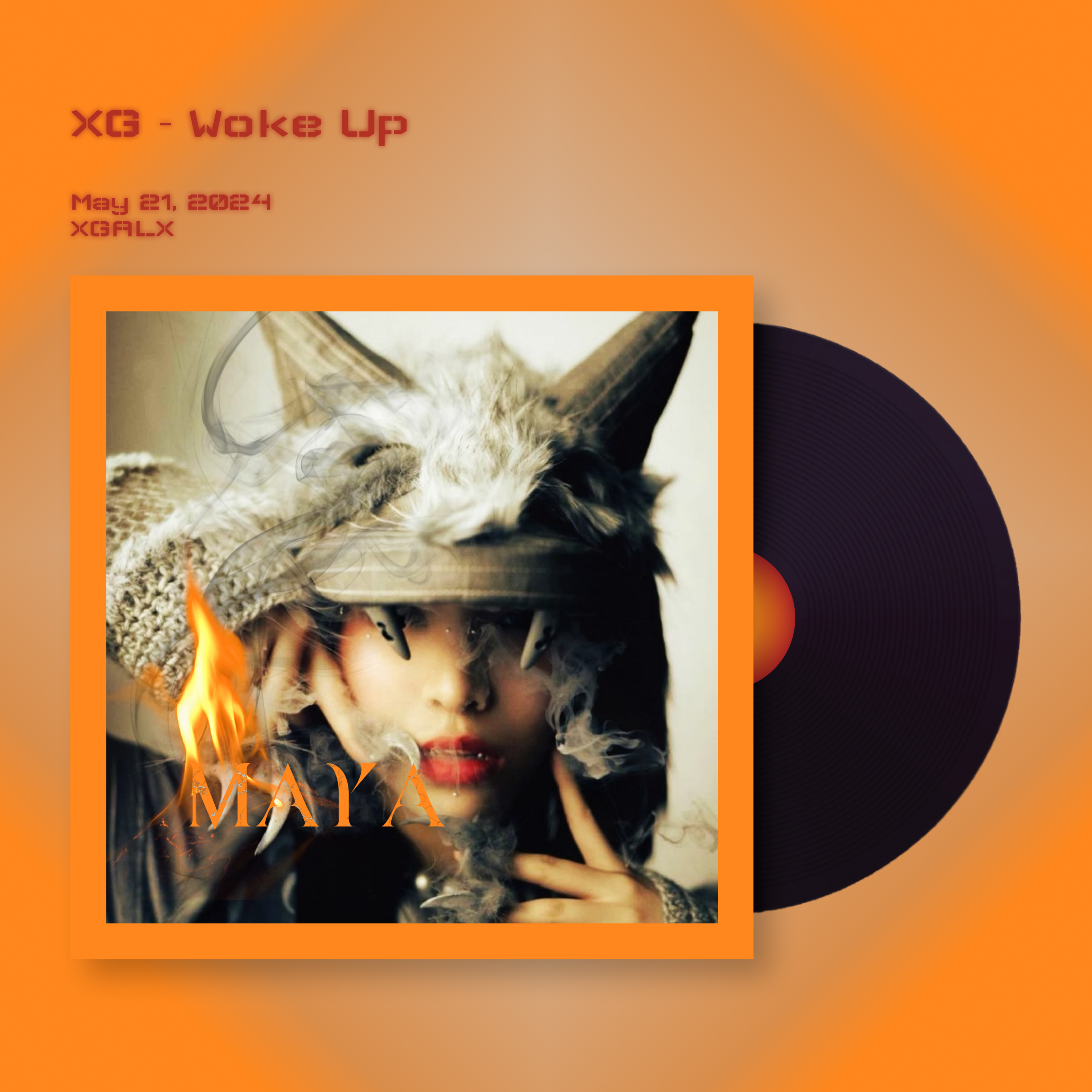 XG Woke Up - Vinyl record cover — Изображение №6 — Графика на Dprofile