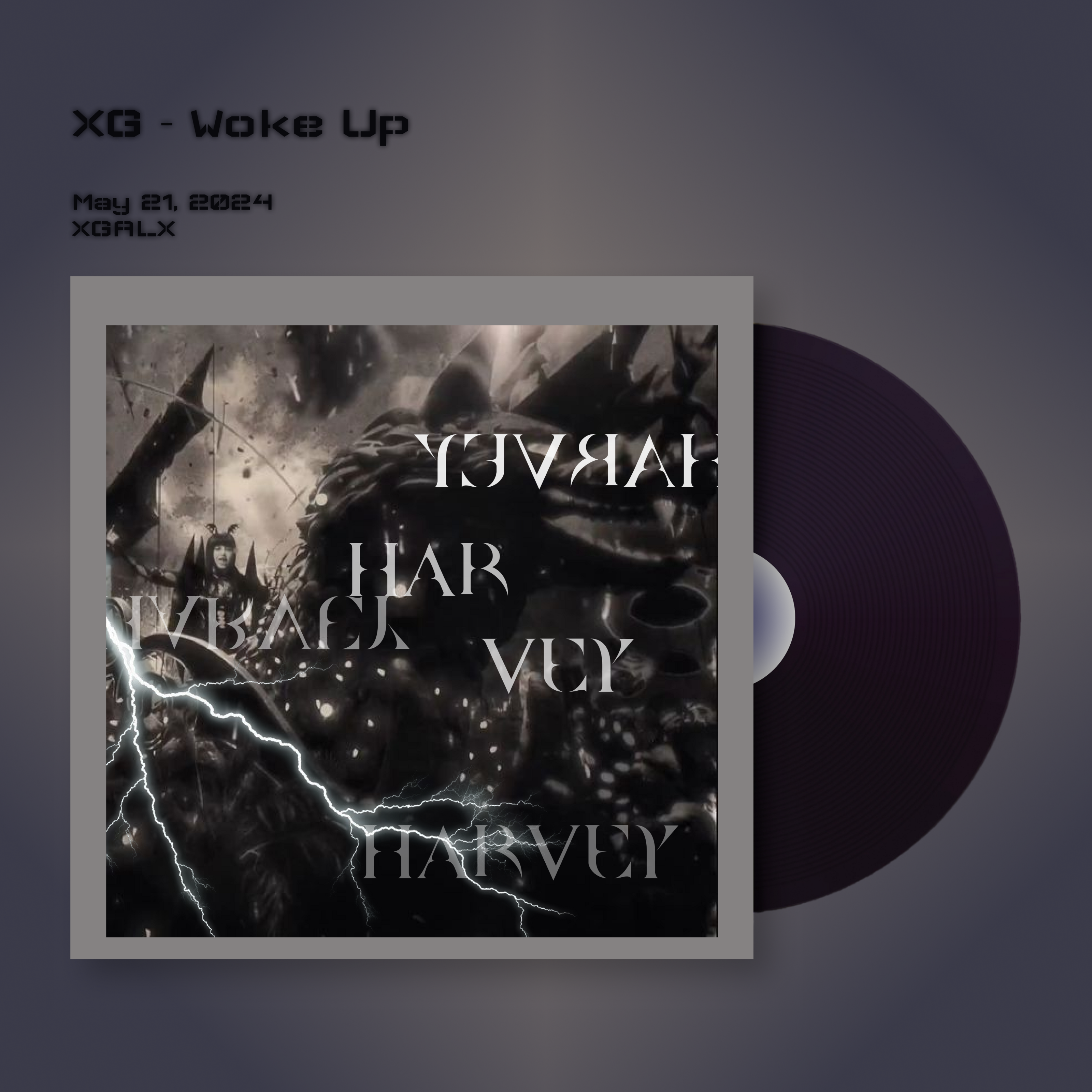 XG Woke Up - Vinyl record cover — Изображение №5 — Графика на Dprofile