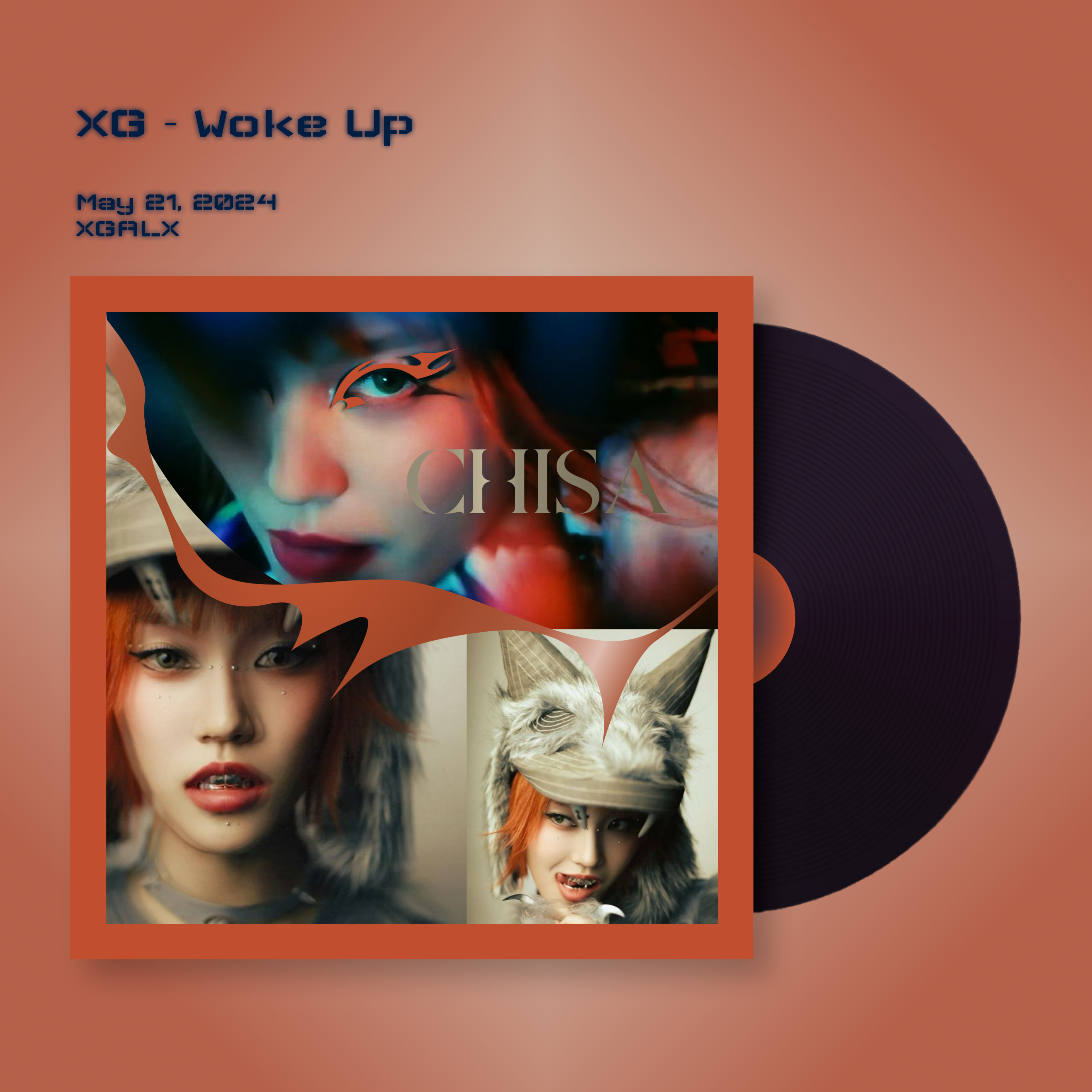 XG Woke Up - Vinyl record cover — Изображение №7 — Графика на Dprofile
