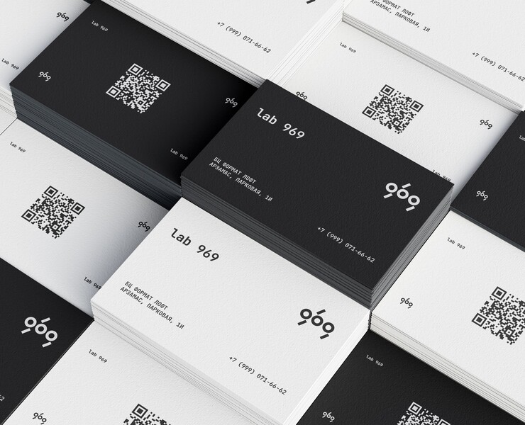 Нейминг и айдентика Lab 969 — Брендинг, Графика на Dprofile