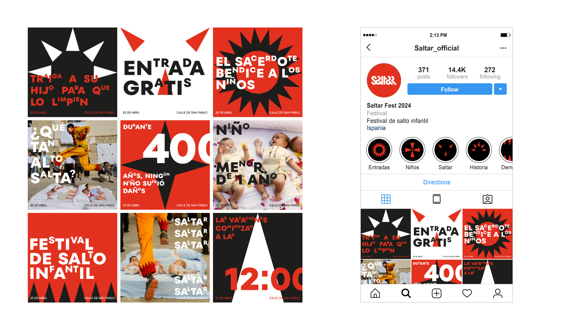 Design concept of the festival Saltar — Изображение №6 — Брендинг, Графика на Dprofile