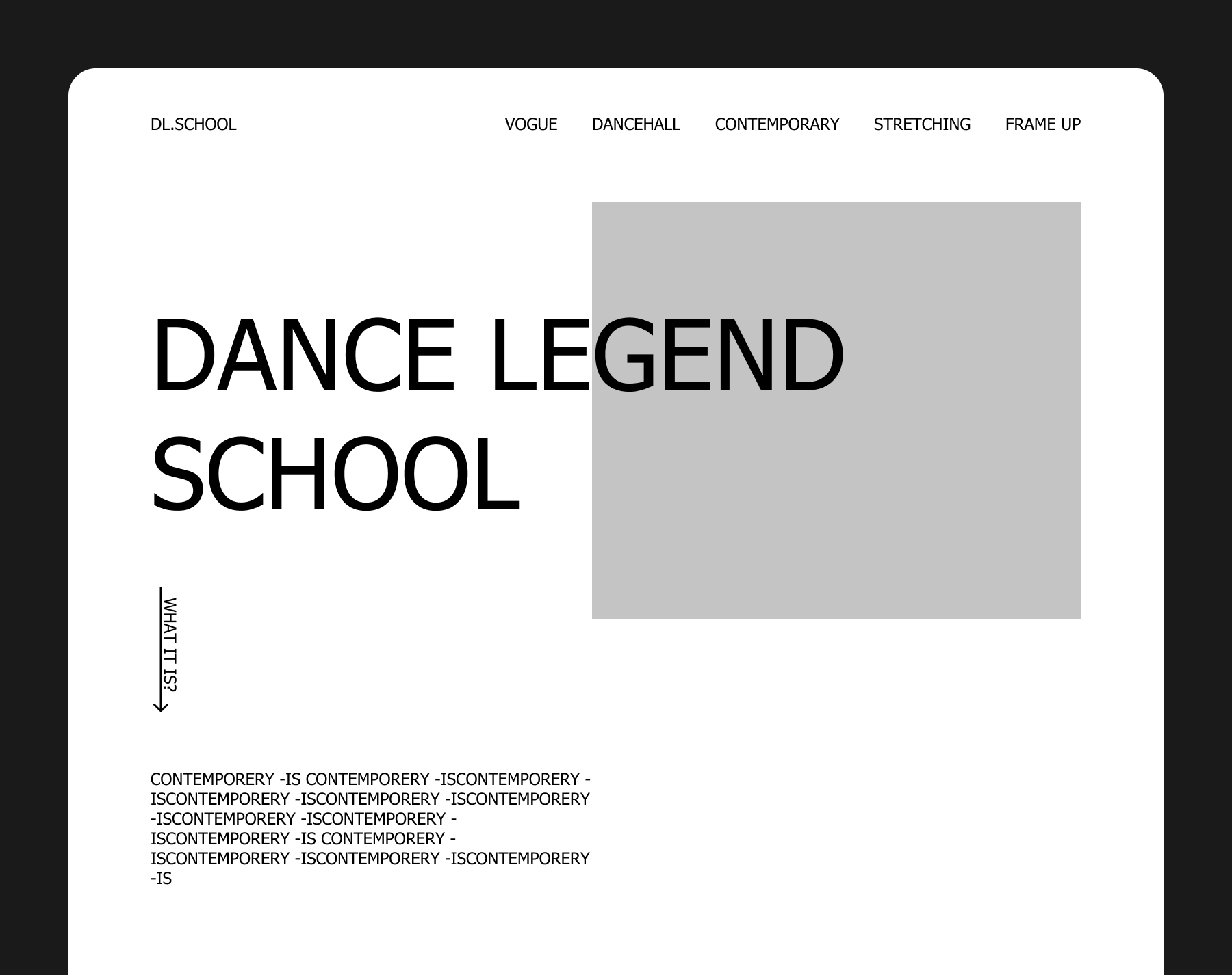 Лендинг танцевальной студии DL.SCHOOL — Изображение №5 — Интерфейсы на Dprofile
